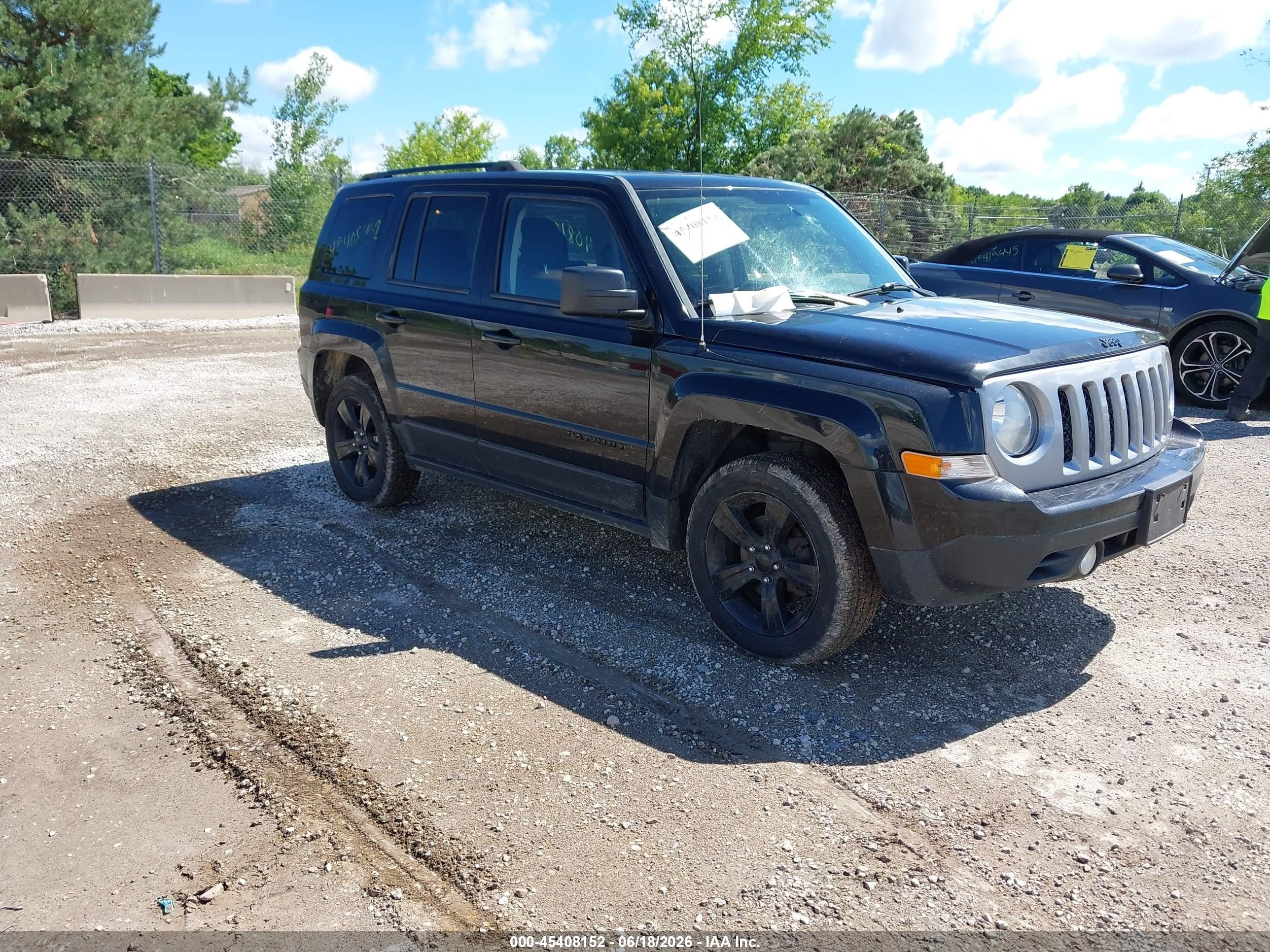2015 Jeep Patriot Sport, VIN 1C4NJPBA2FD178463 — Rear end