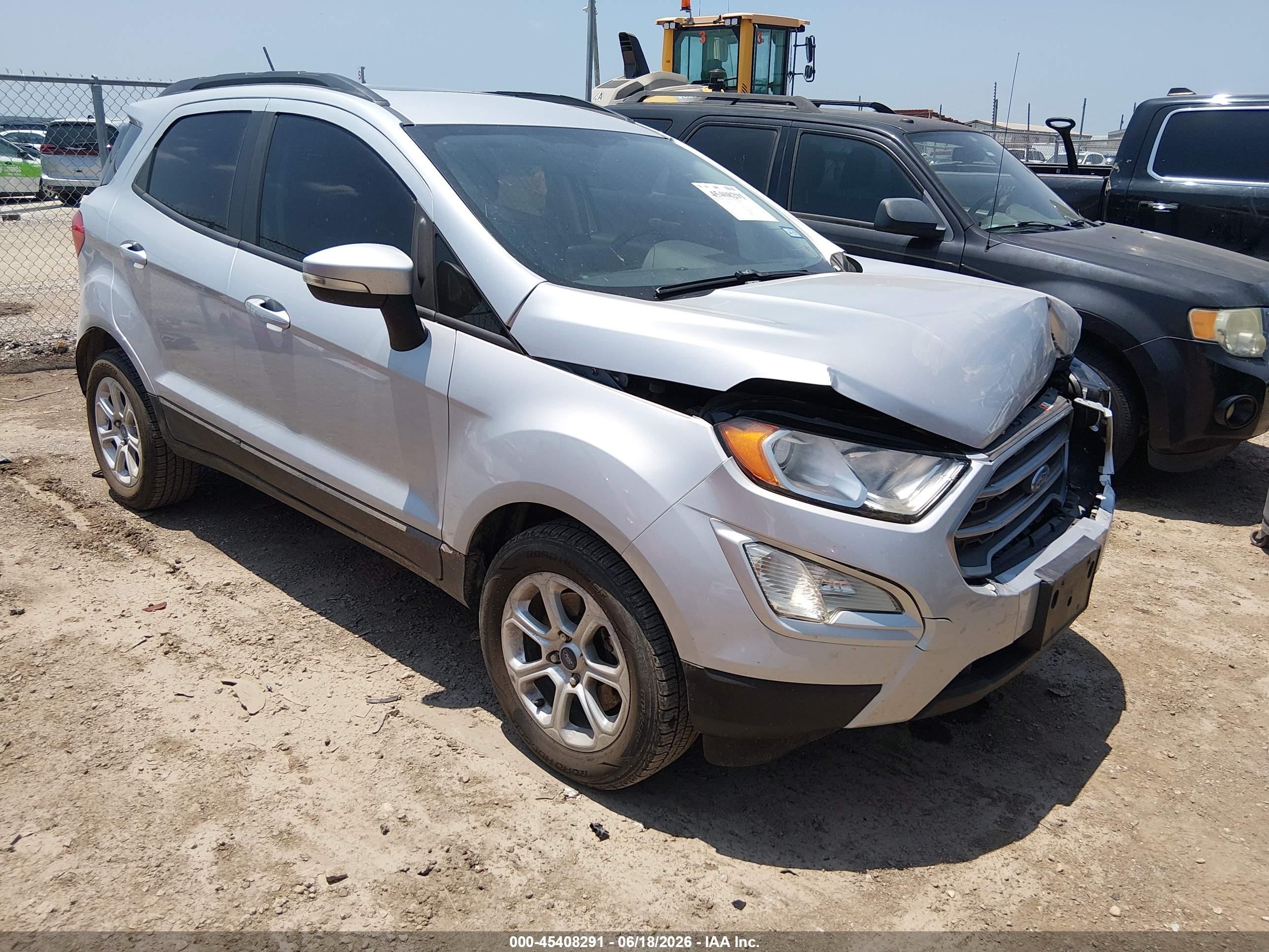 2021 Ford EcoSport SE, VIN MAJ3S2GE3MC396942 — Front end
