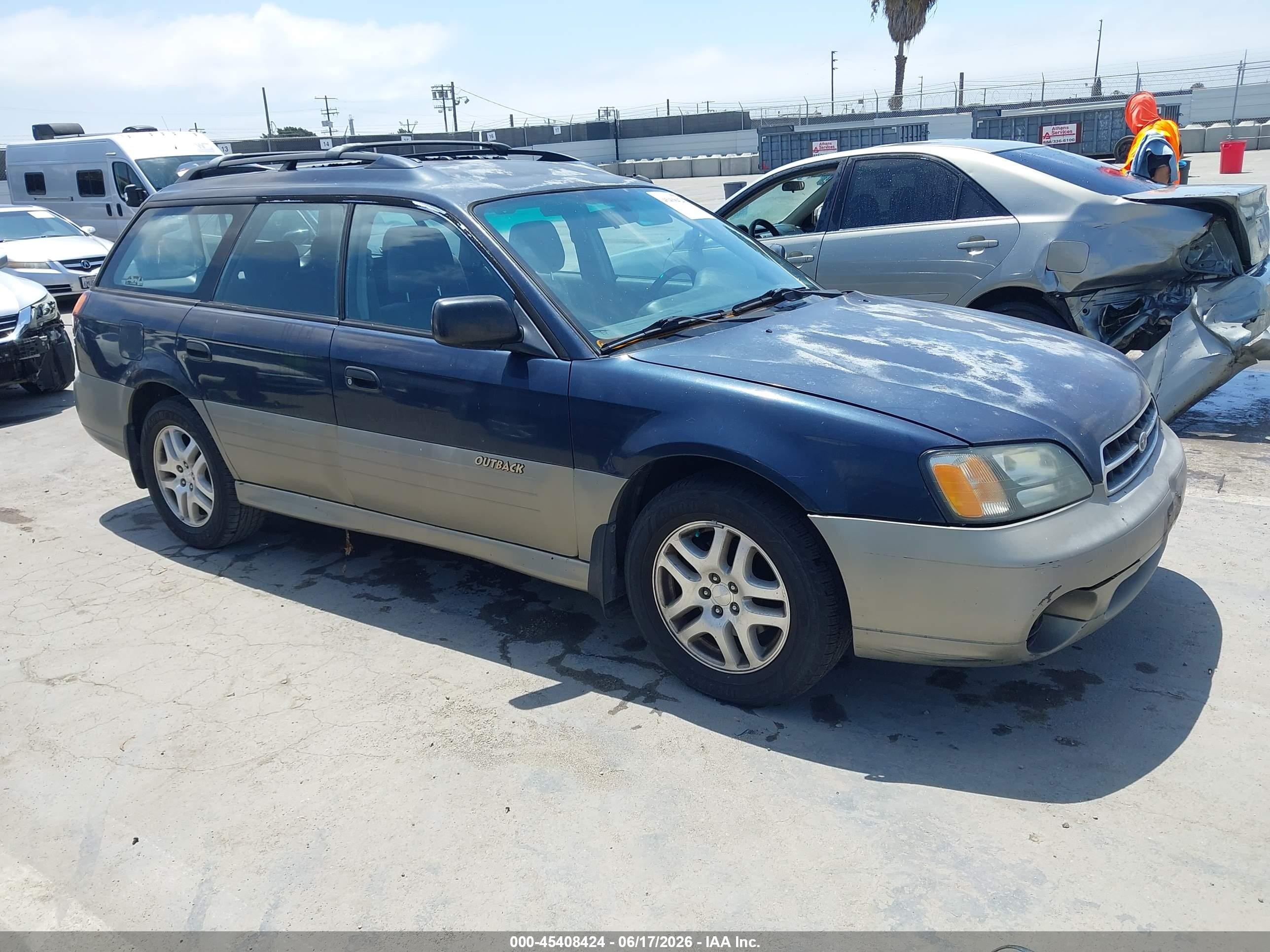 2001 Subaru Legacy Outback, VIN 4S3BH665217655387 — Перед
