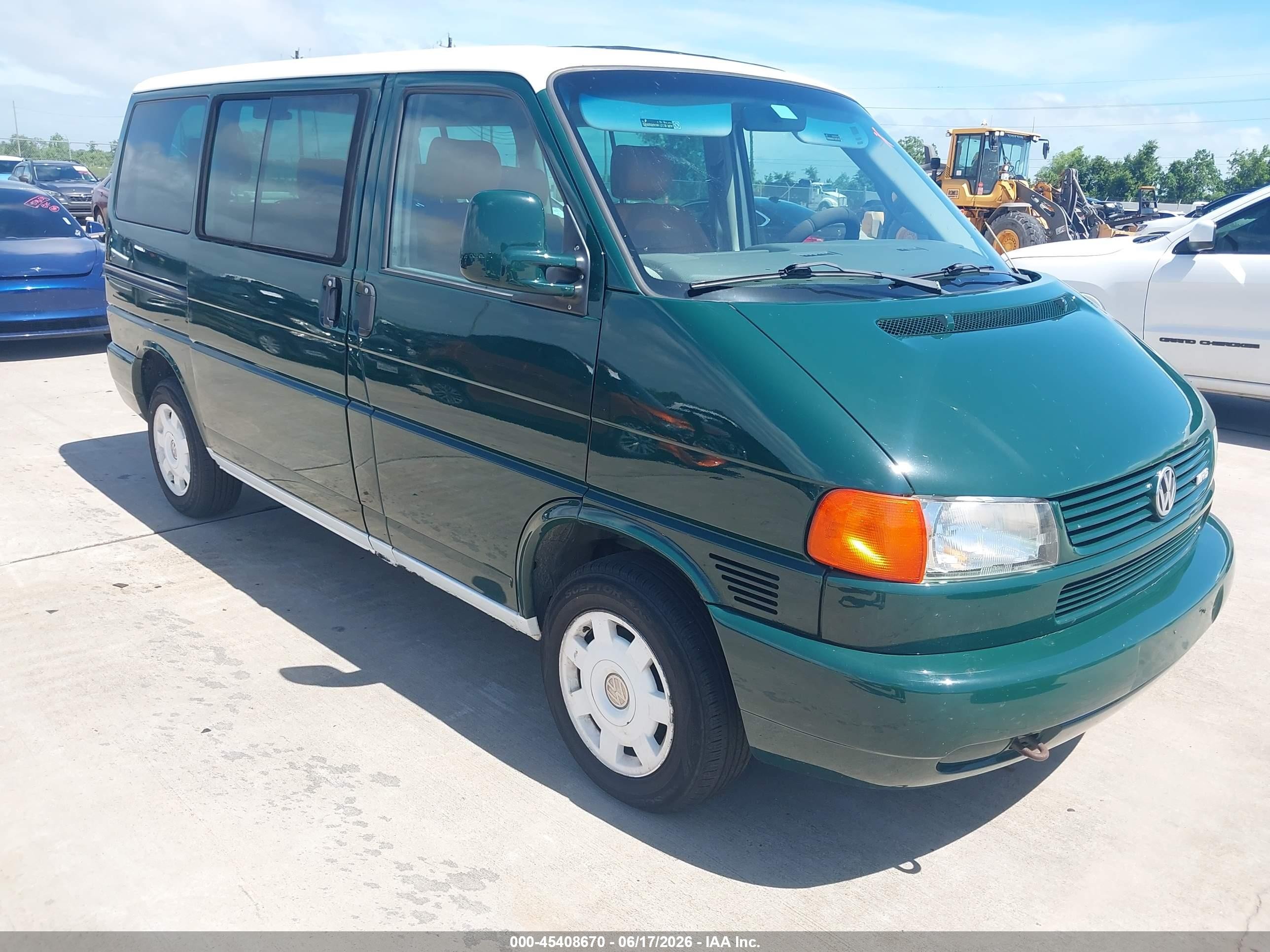 2000 Volkswagen EuroVan GLS, VIN WV2KH4707YH029587 — Обычный износ