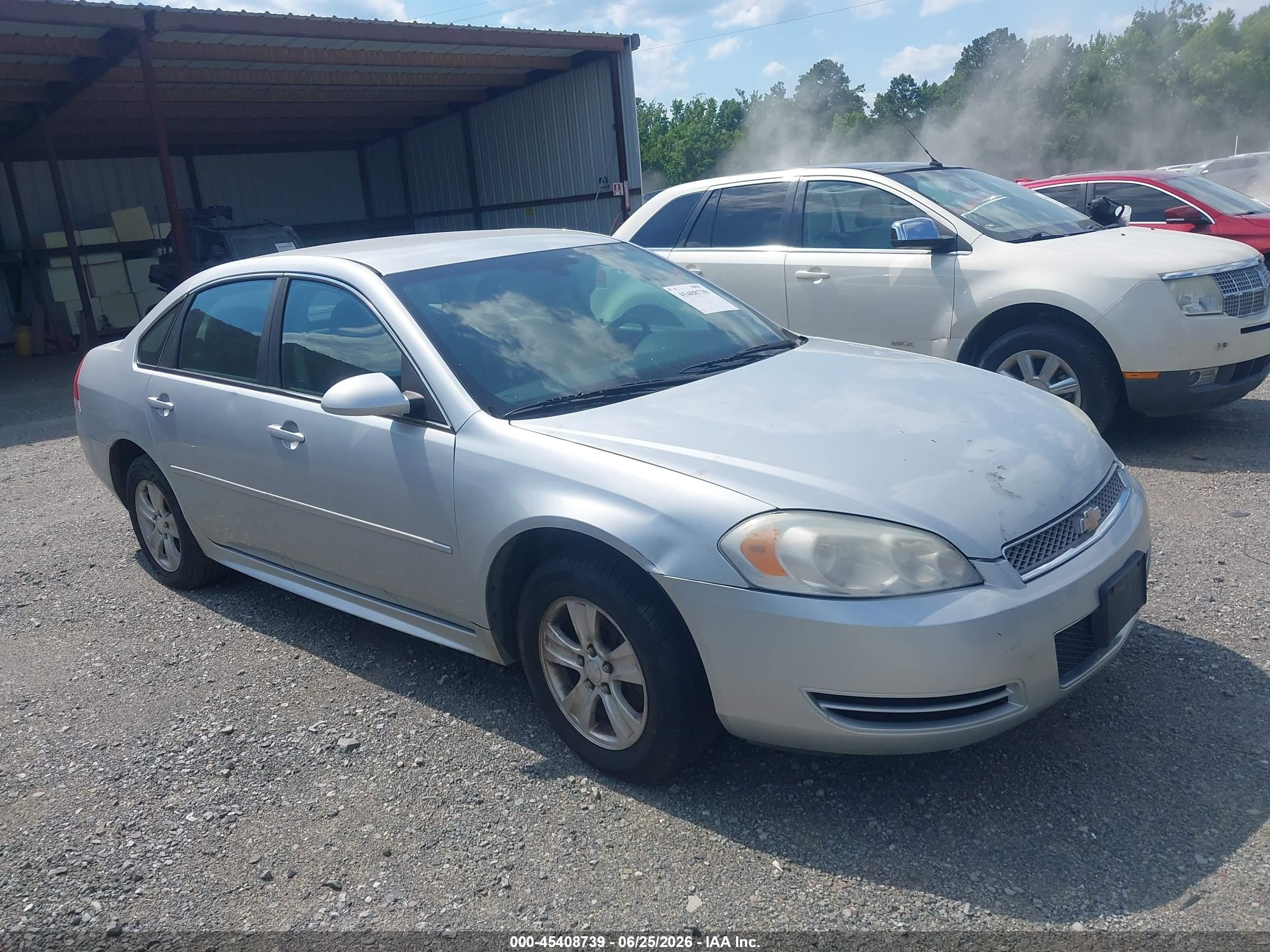 2012 Chevrolet Impala LS Fleet, VIN 2G1WF5E36C1131217 — Repossession