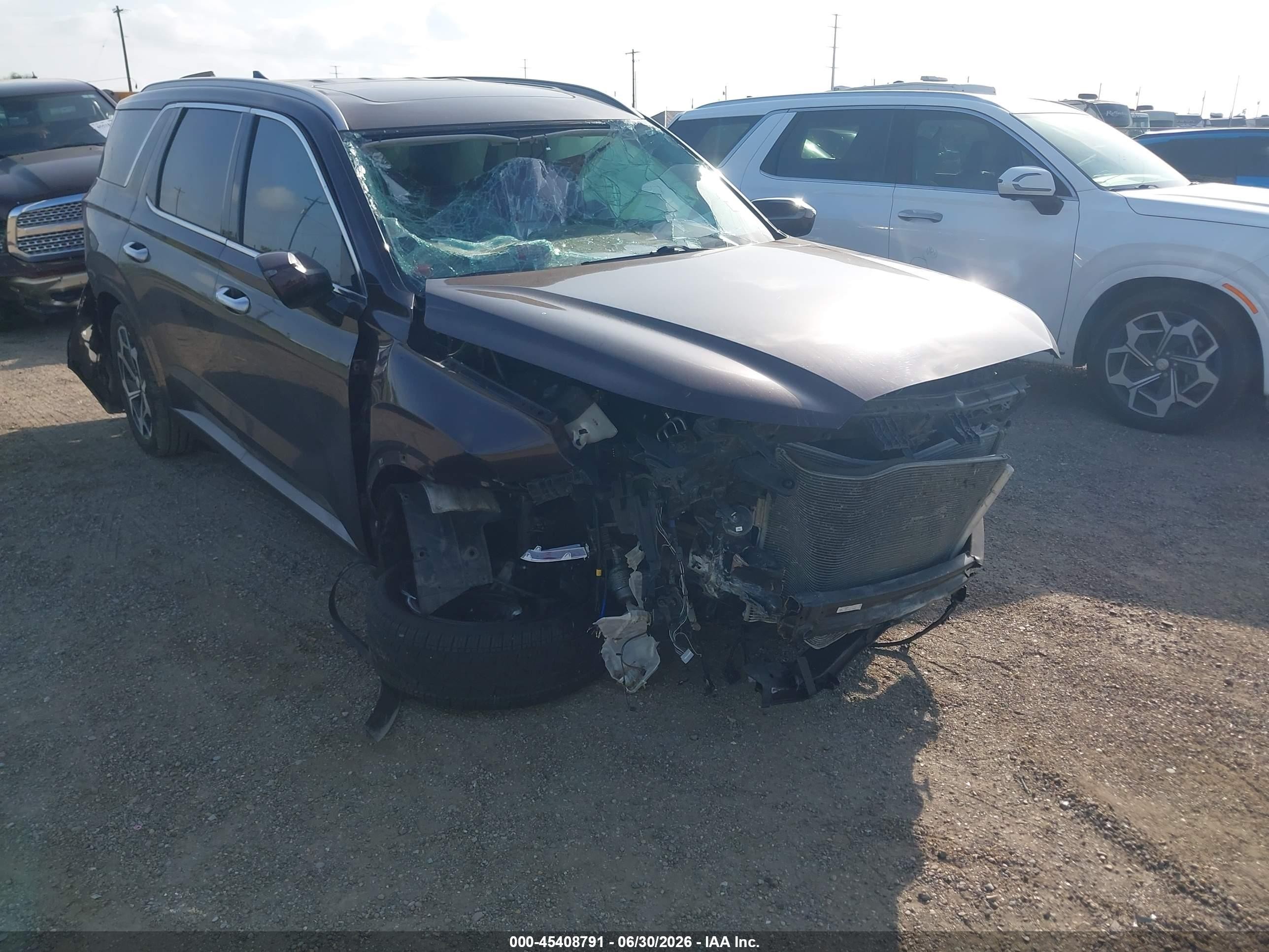 2022 Hyundai Palisade Calligraphy, VIN KM8R7DHE8NU361529 — Front end