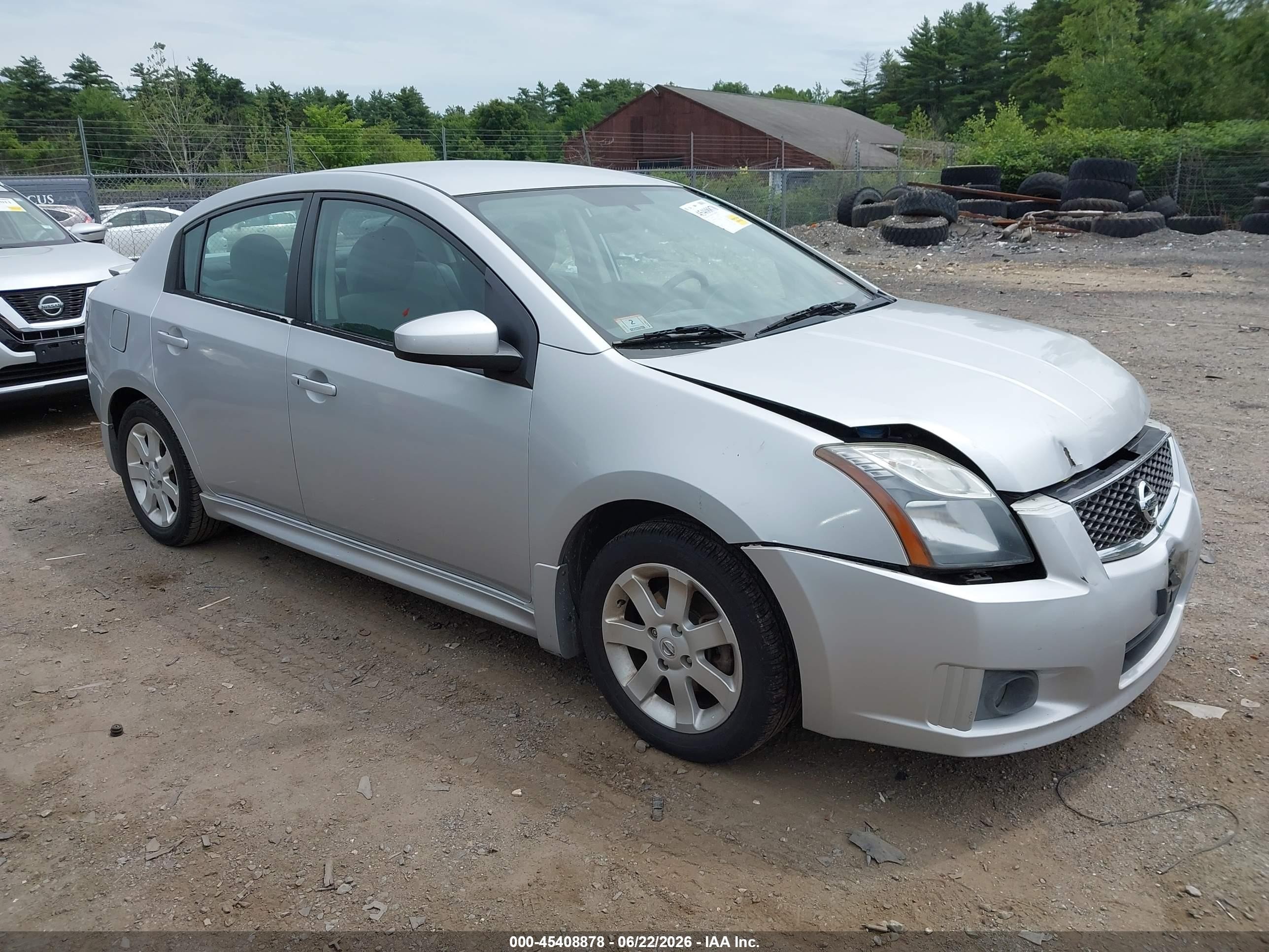 2010 Nissan Sentra SR, VIN 3N1AB6AP6AL716227 — Перед