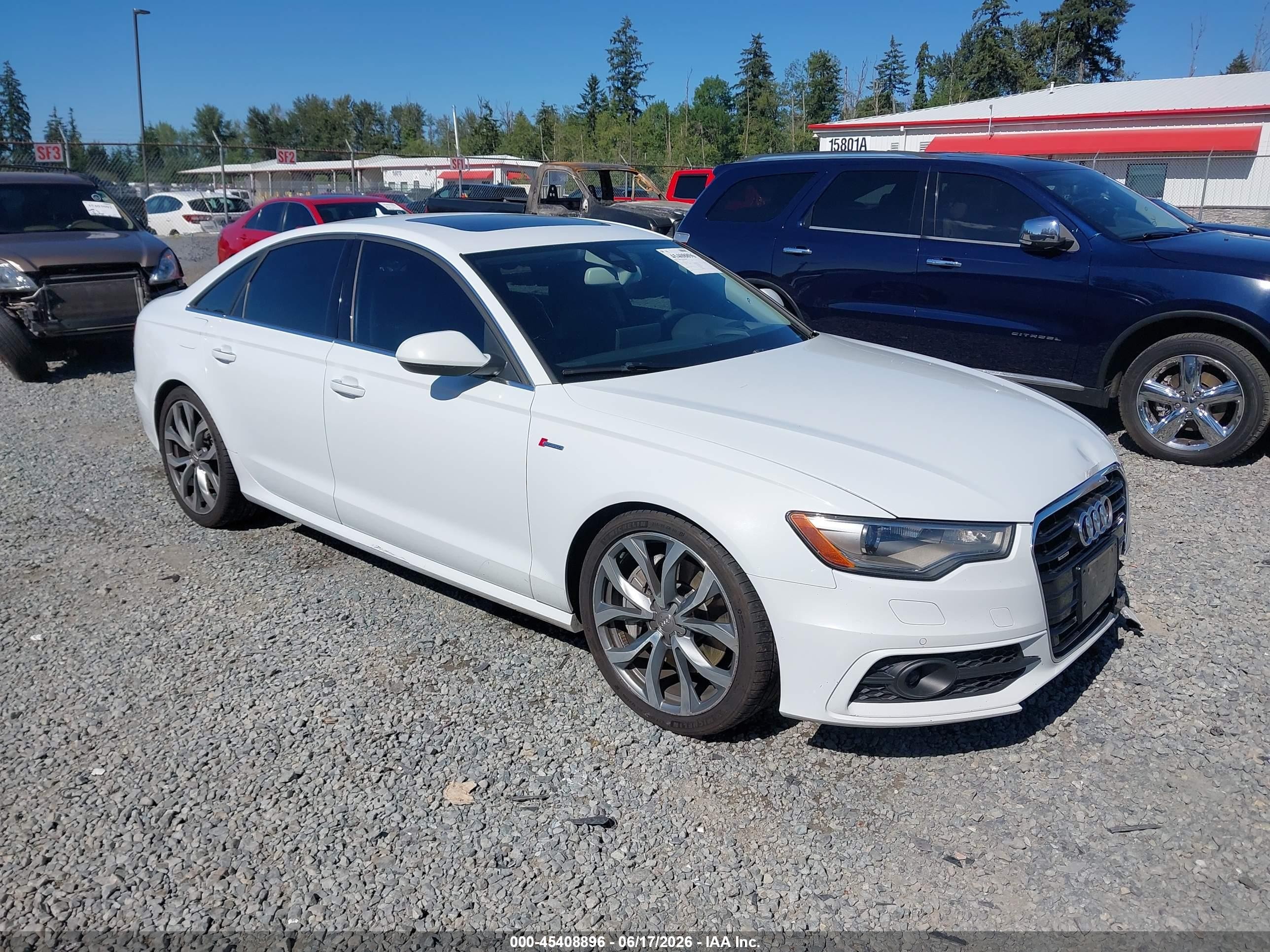 2013 Audi A6 Prestige, VIN WAUJGAFC6DN081468 — Front end