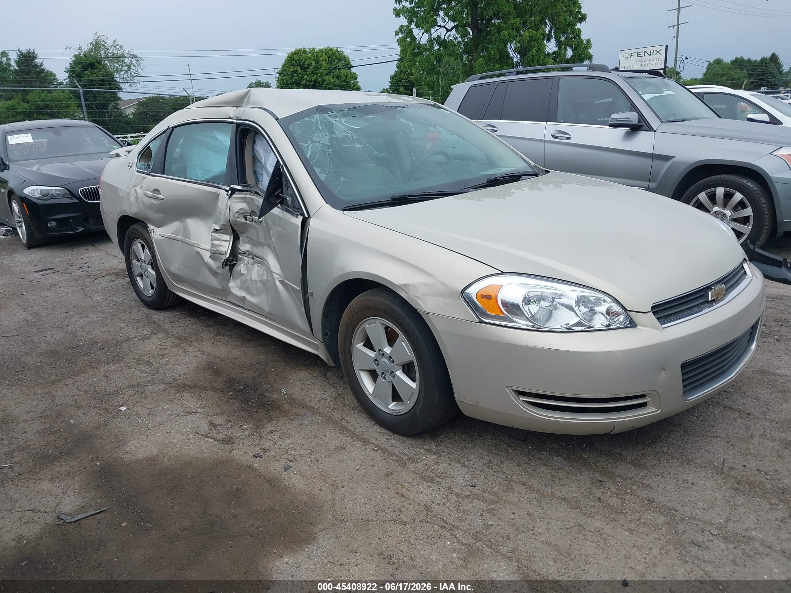 2009 Chevrolet Impala LT, VIN 2G1WT57K491235257 — Roof