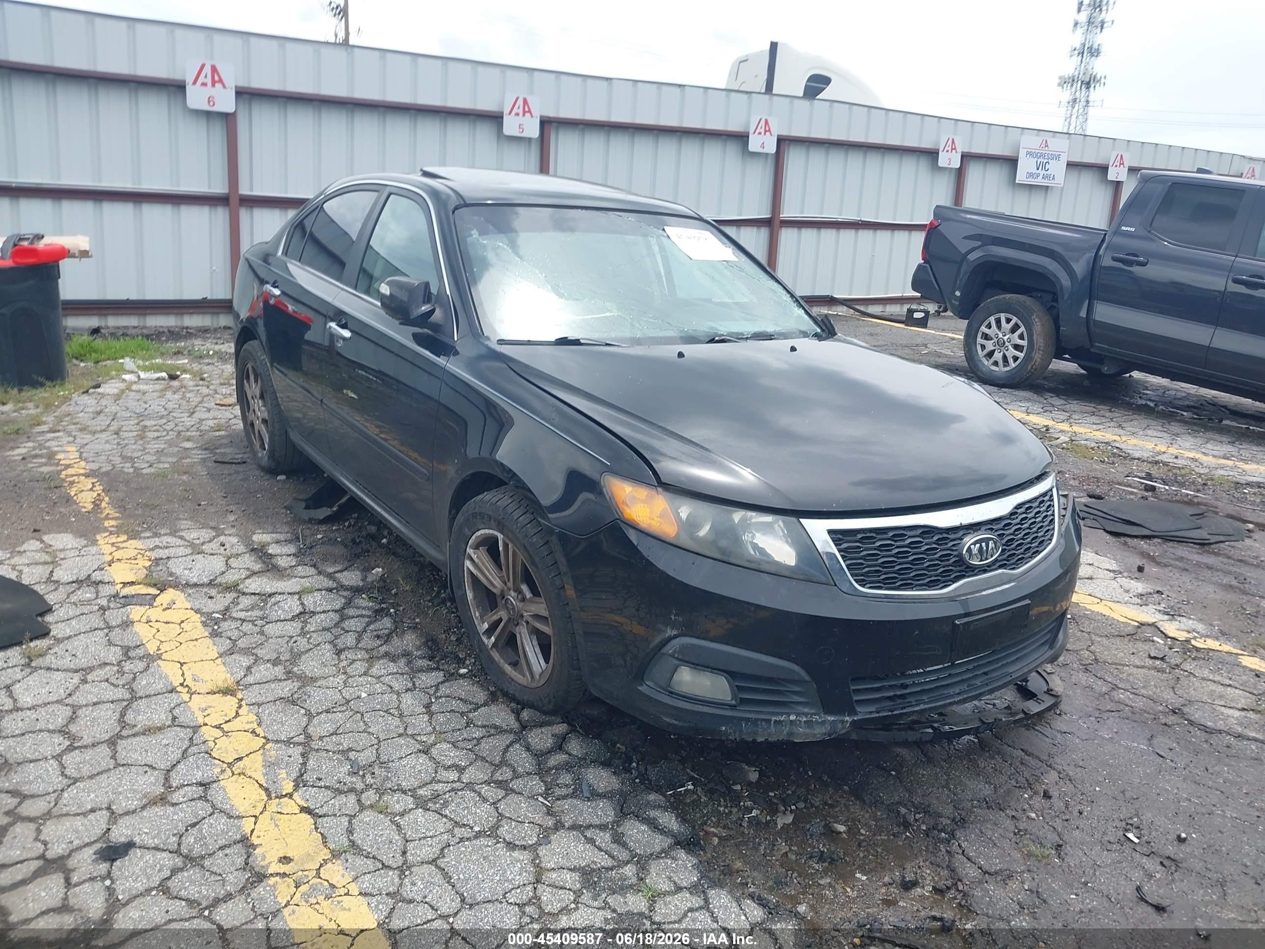 2010 Kia Optima EX, VIN KNAGH4A43A5407568 — Бок