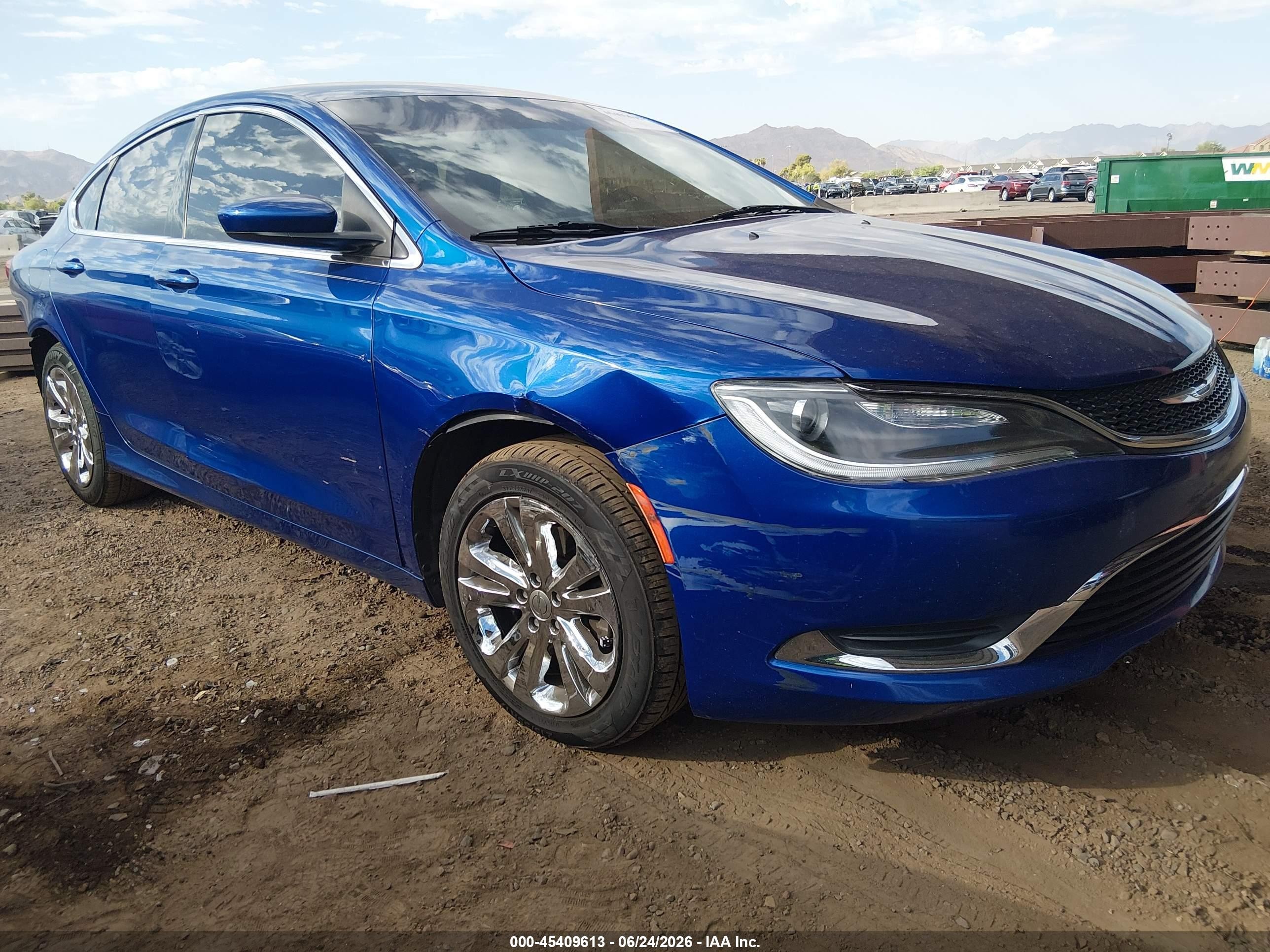 2016 Chrysler 200 Limited, VIN 1C3CCCAB8GN152423 — Not stated