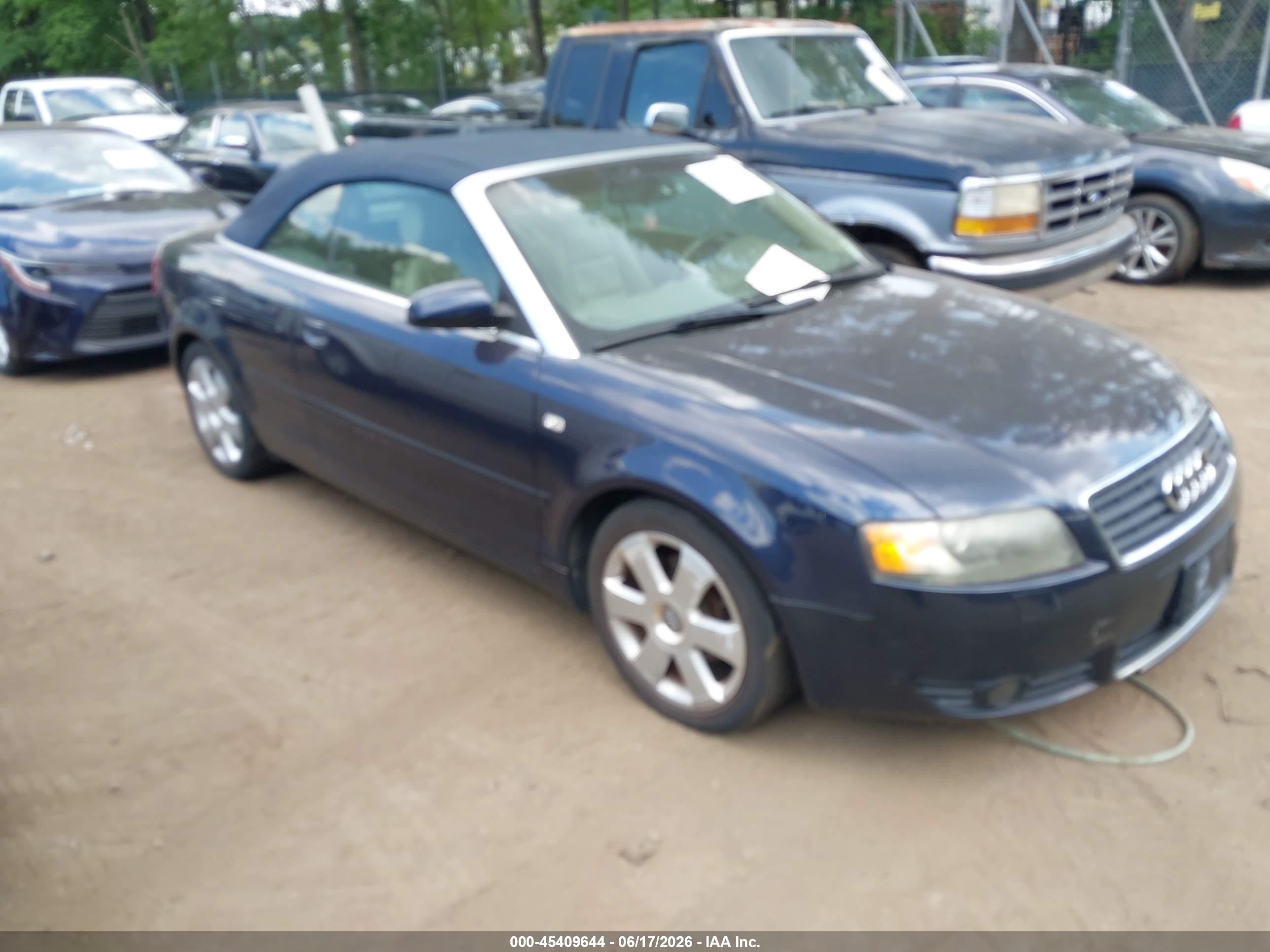 2004 Audi A4 1.8T, VIN WAUAC48H84K019979 — Front end