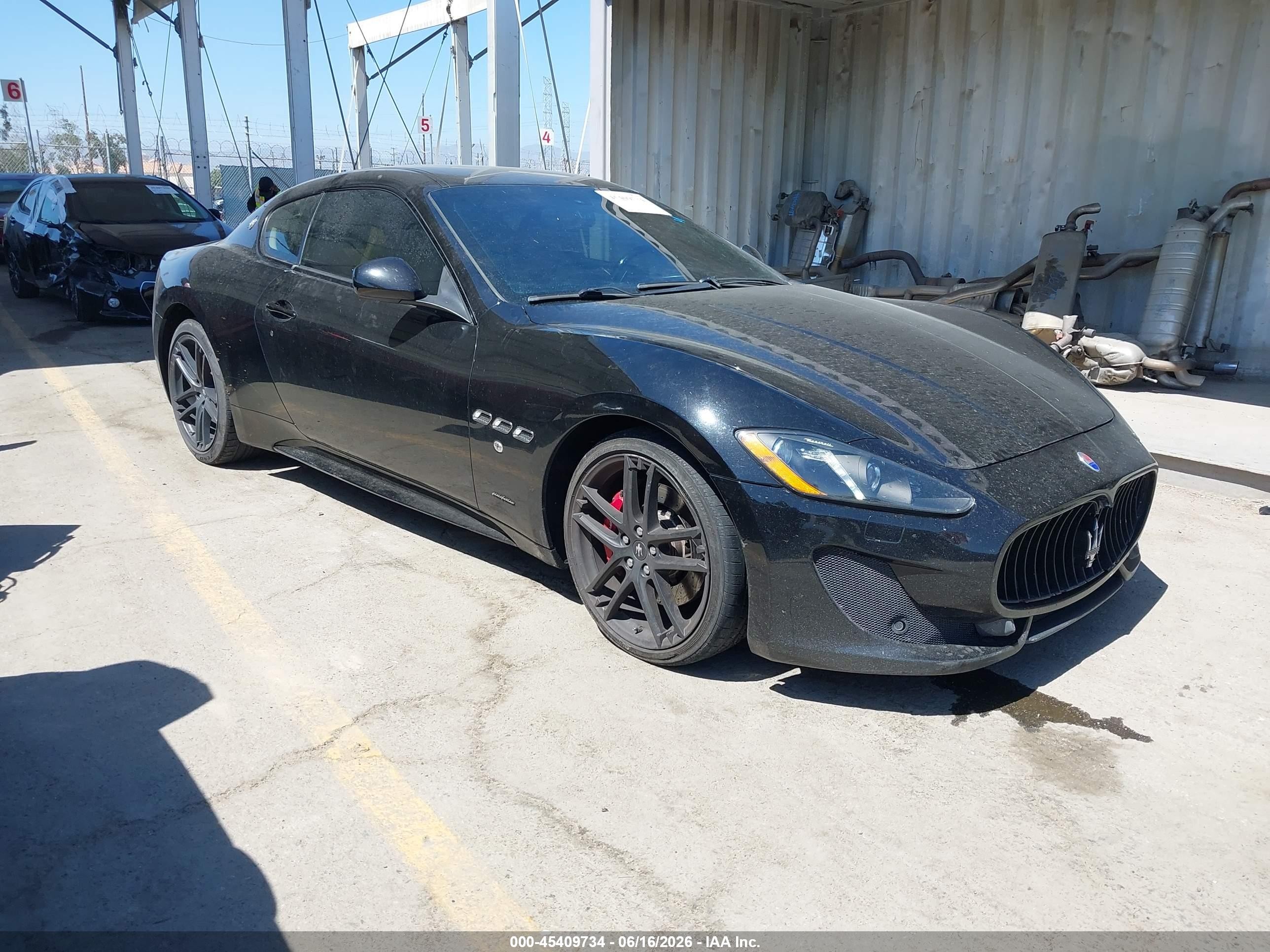 2015 Maserati GranTurismo MC, VIN ZAM45VLA3F0127544 — Front end