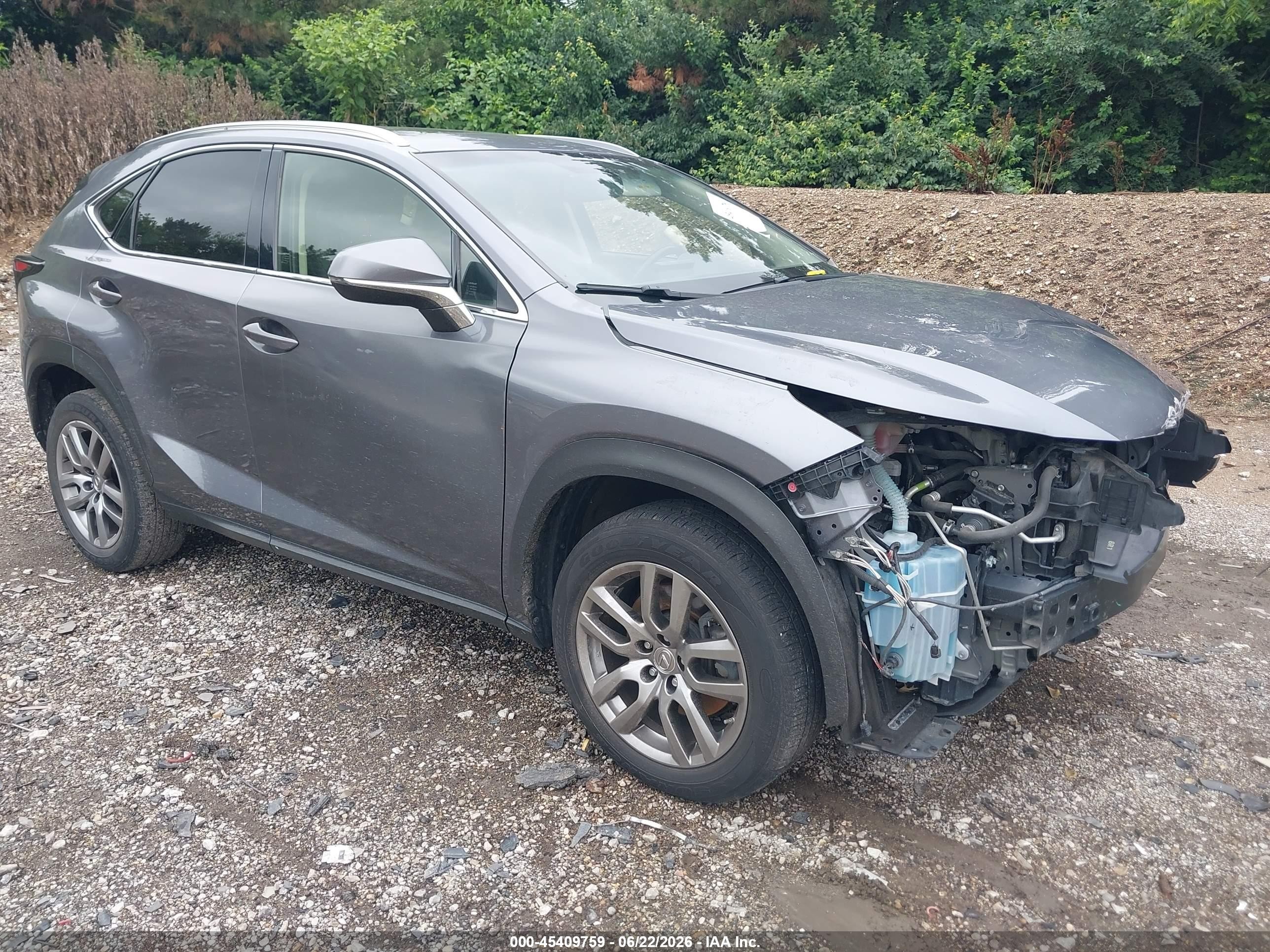 2016 Lexus NX 200t, VIN JTJBARBZ6G2066246 — Front end