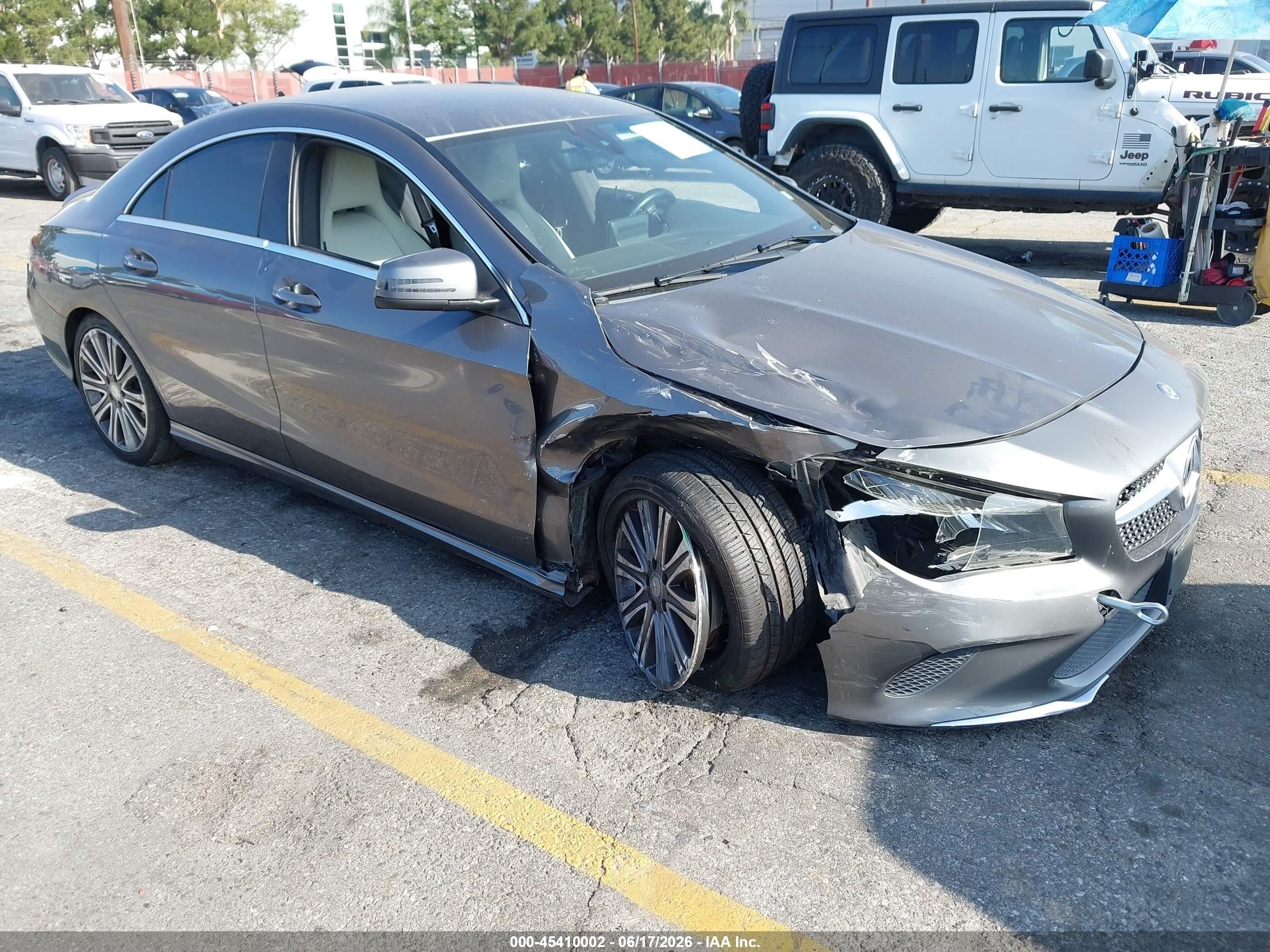2017 Mercedes-Benz CLA 250, VIN WDDSJ4EB3HN432092 — Side