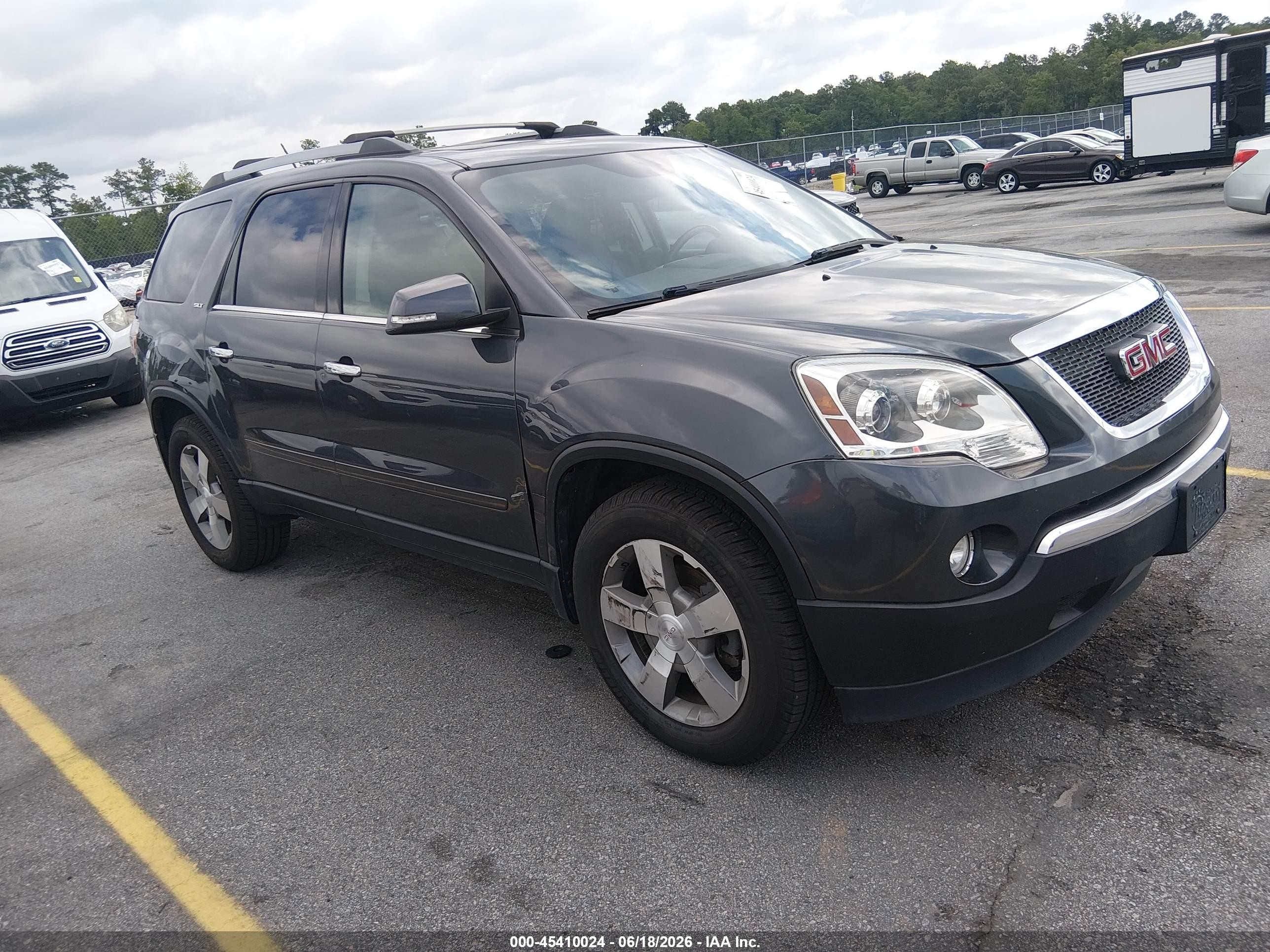 2011 GMC Acadia SLT2, VIN 1GKKRSED1BJ260947 — Roof
