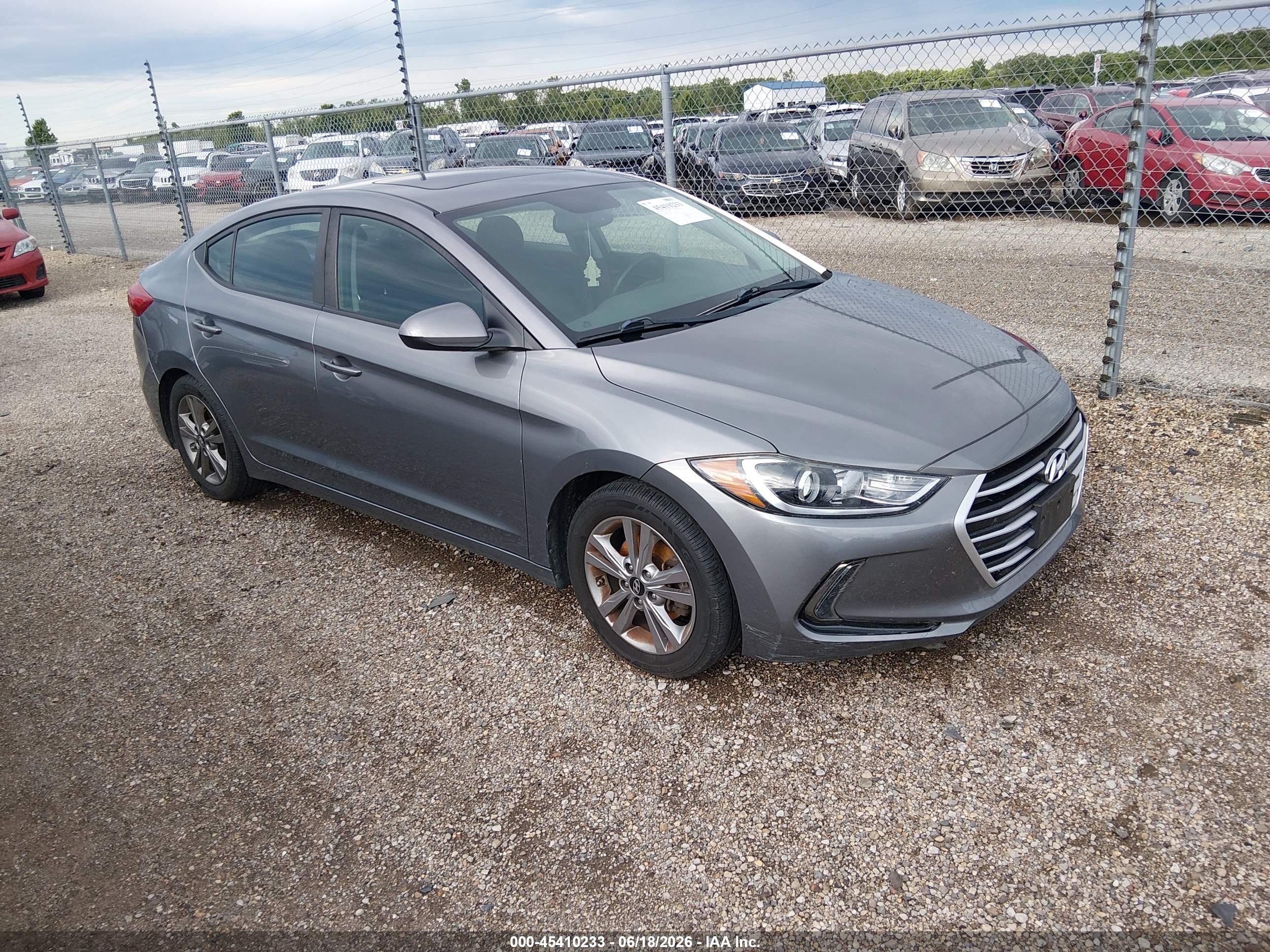 2018 Hyundai Elantra SEL, VIN 5NPD84LF6JH250316 — Fresh water flood