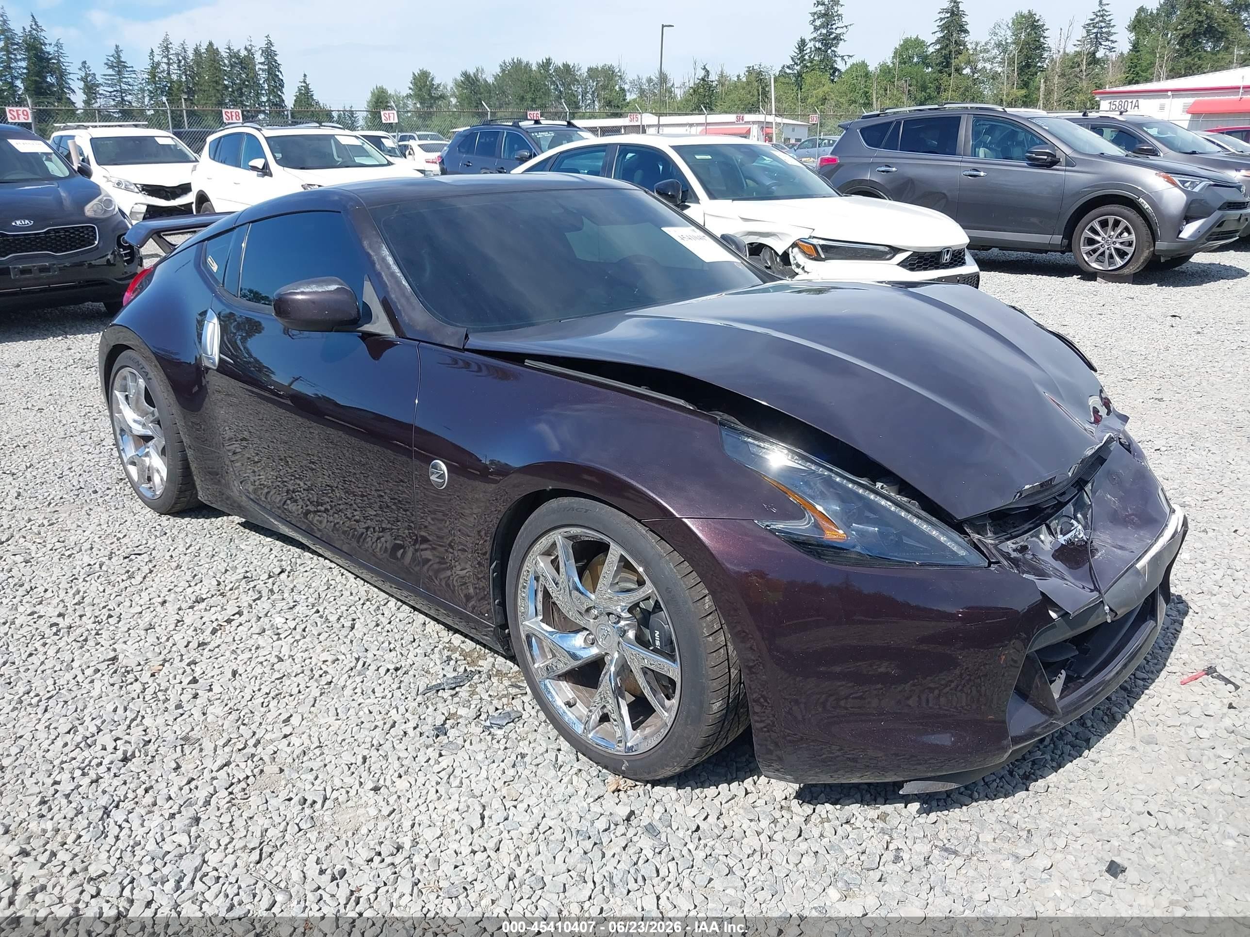 2012 Nissan 370Z, VIN JN1AZ4EH2CM563065 — Front end