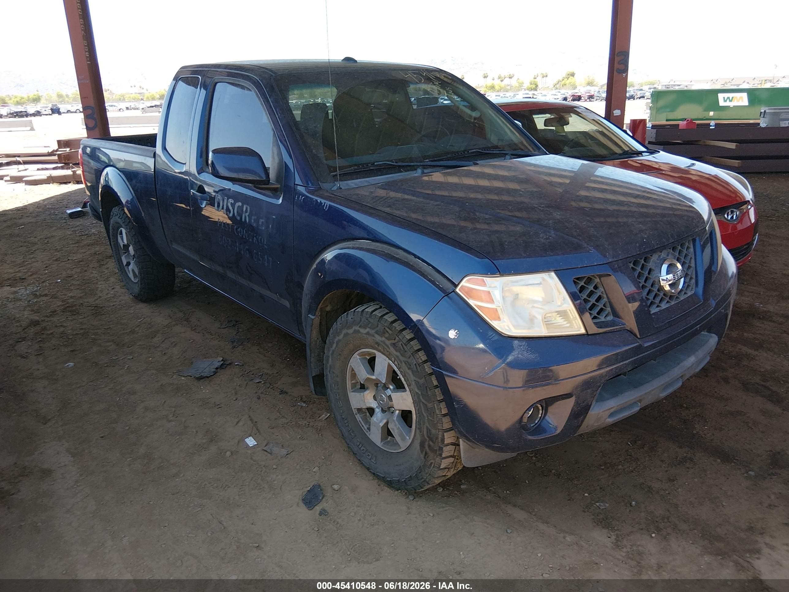 2011 Nissan Frontier SV, VIN 1N6AD0CU2BC410997 — Front end