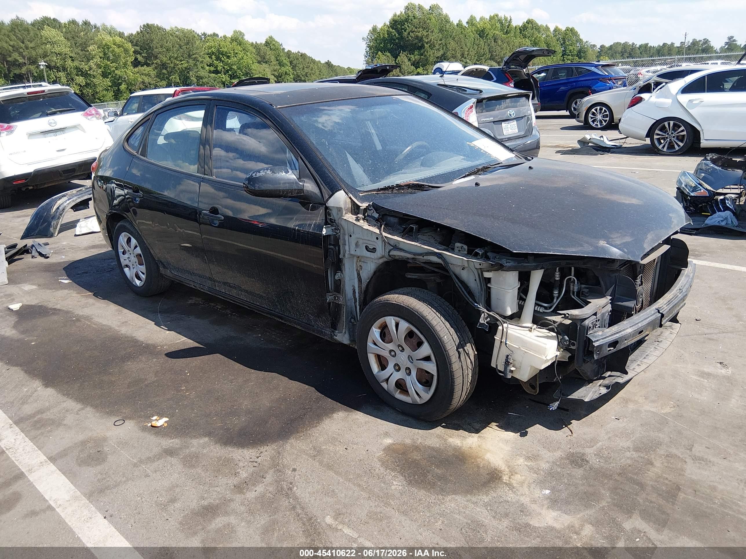 2010 Hyundai Elantra GLS, VIN KMHDU4AD6AU093496 — Front end