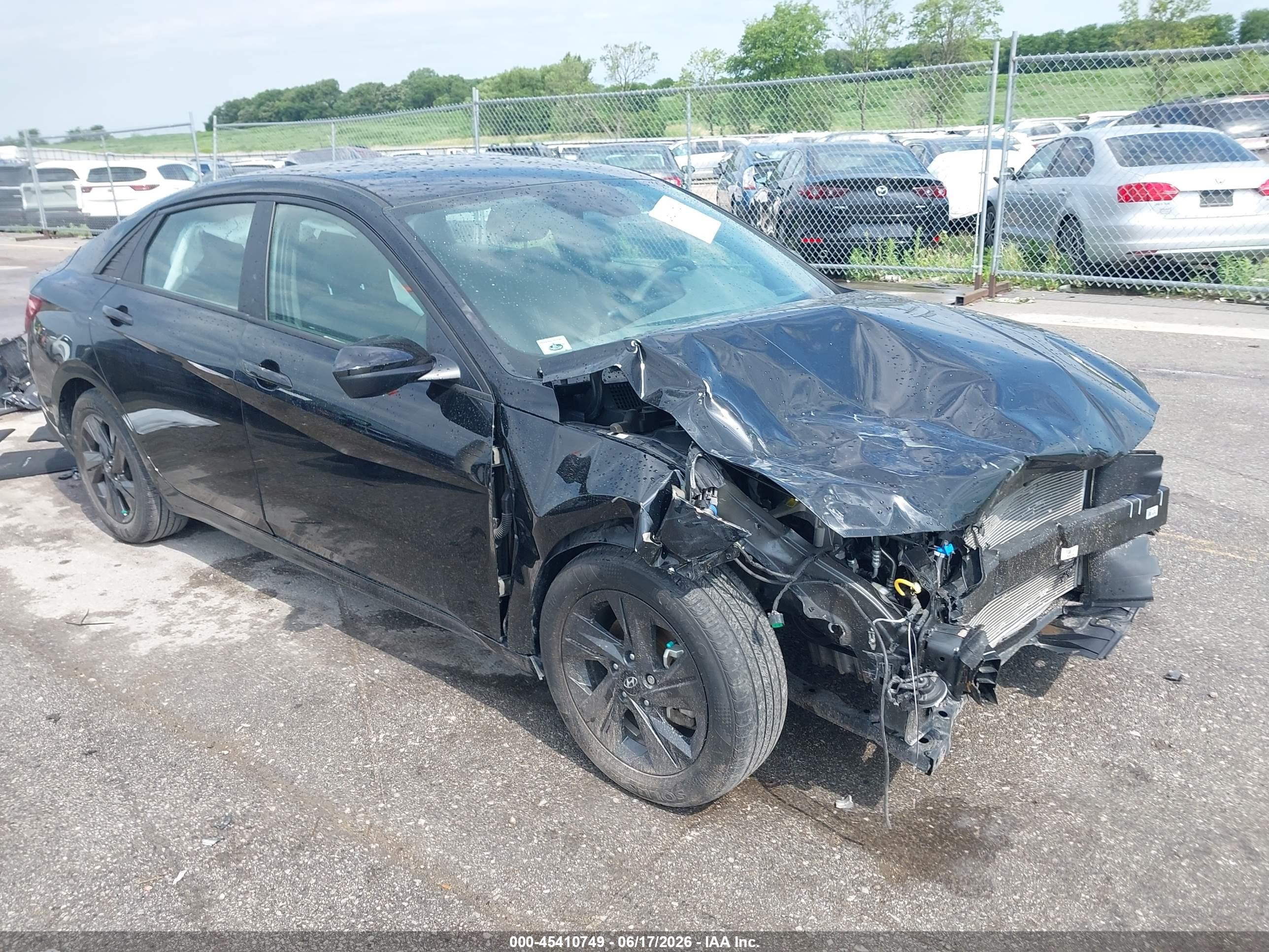2021 Hyundai Elantra SEL, VIN KMHLM4AGXMU074508 — Front end