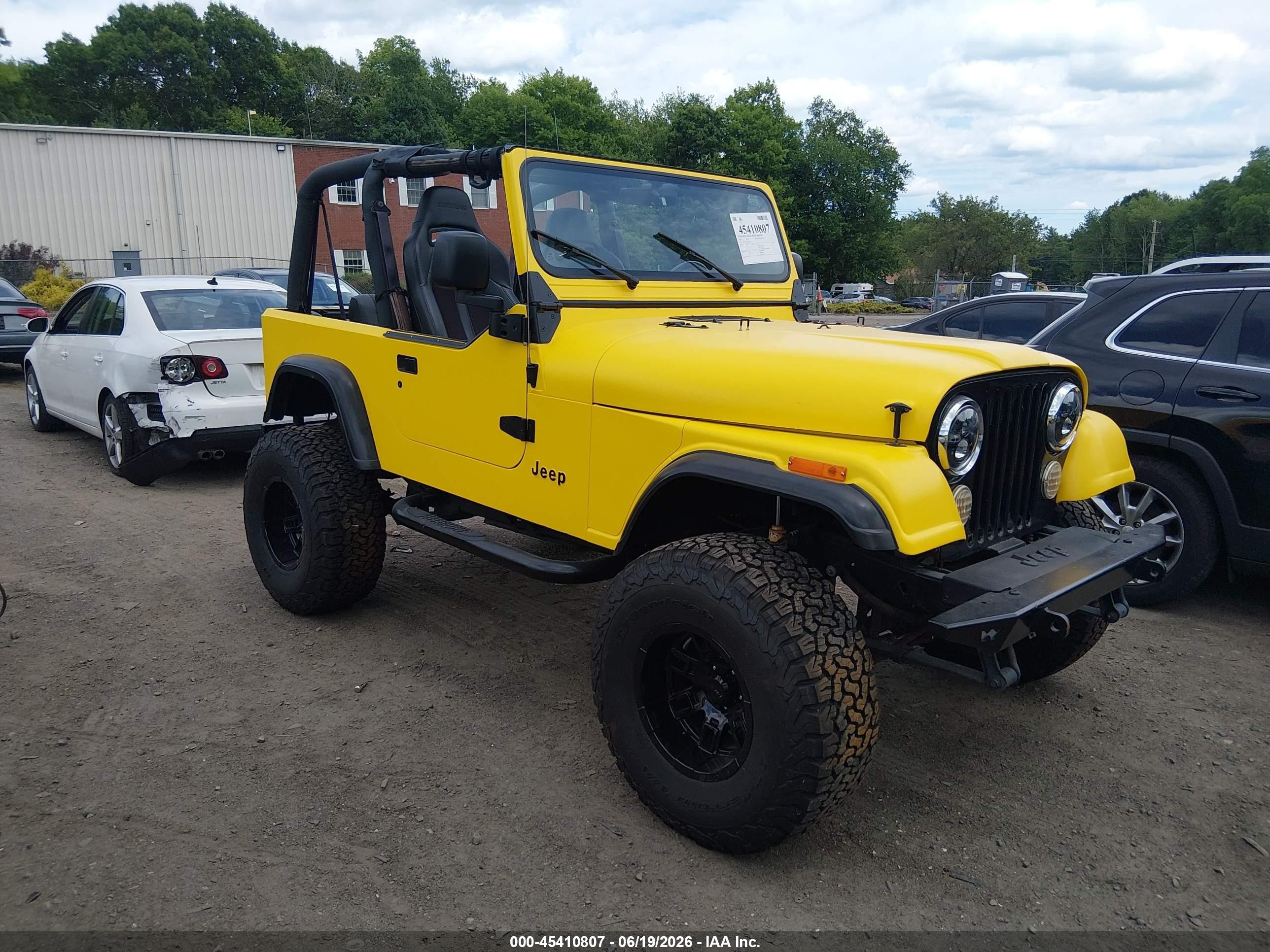 1989 Jeep Wrangler, VIN 2J4FY59T0KJ152164 — Normal wear