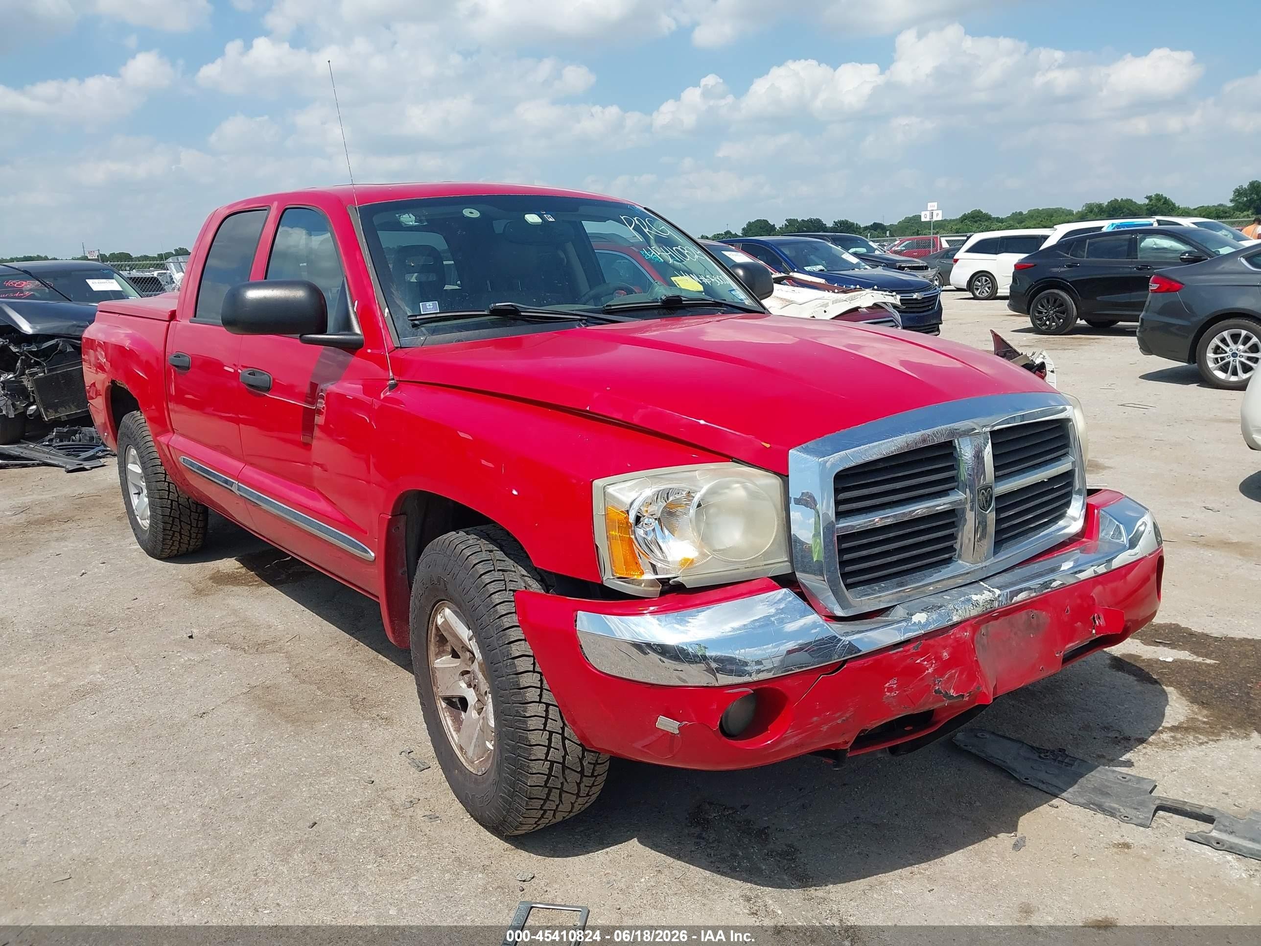 2006 Dodge Dakota Laramie, VIN 1D7HE58N26S500214 — Перед