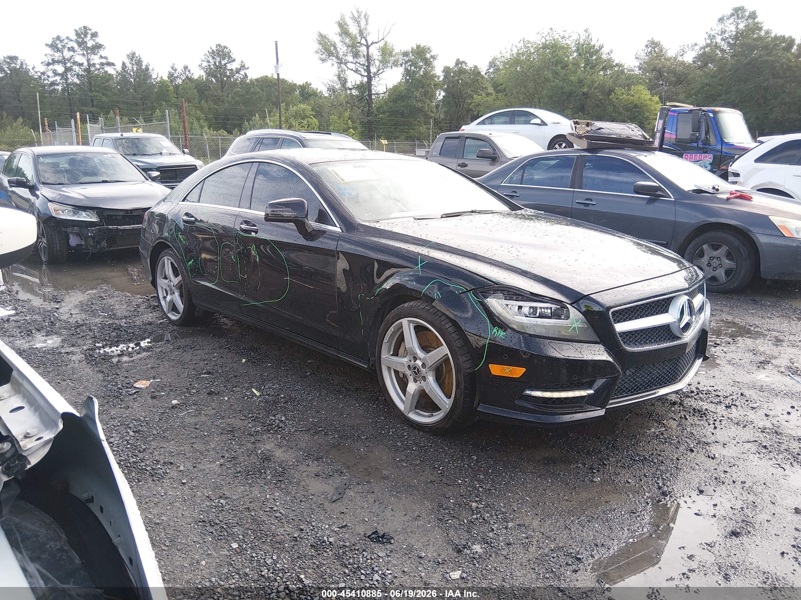 2013 Mercedes-Benz CLS 550, VIN WDDLJ7DB5DA084594 — Front end