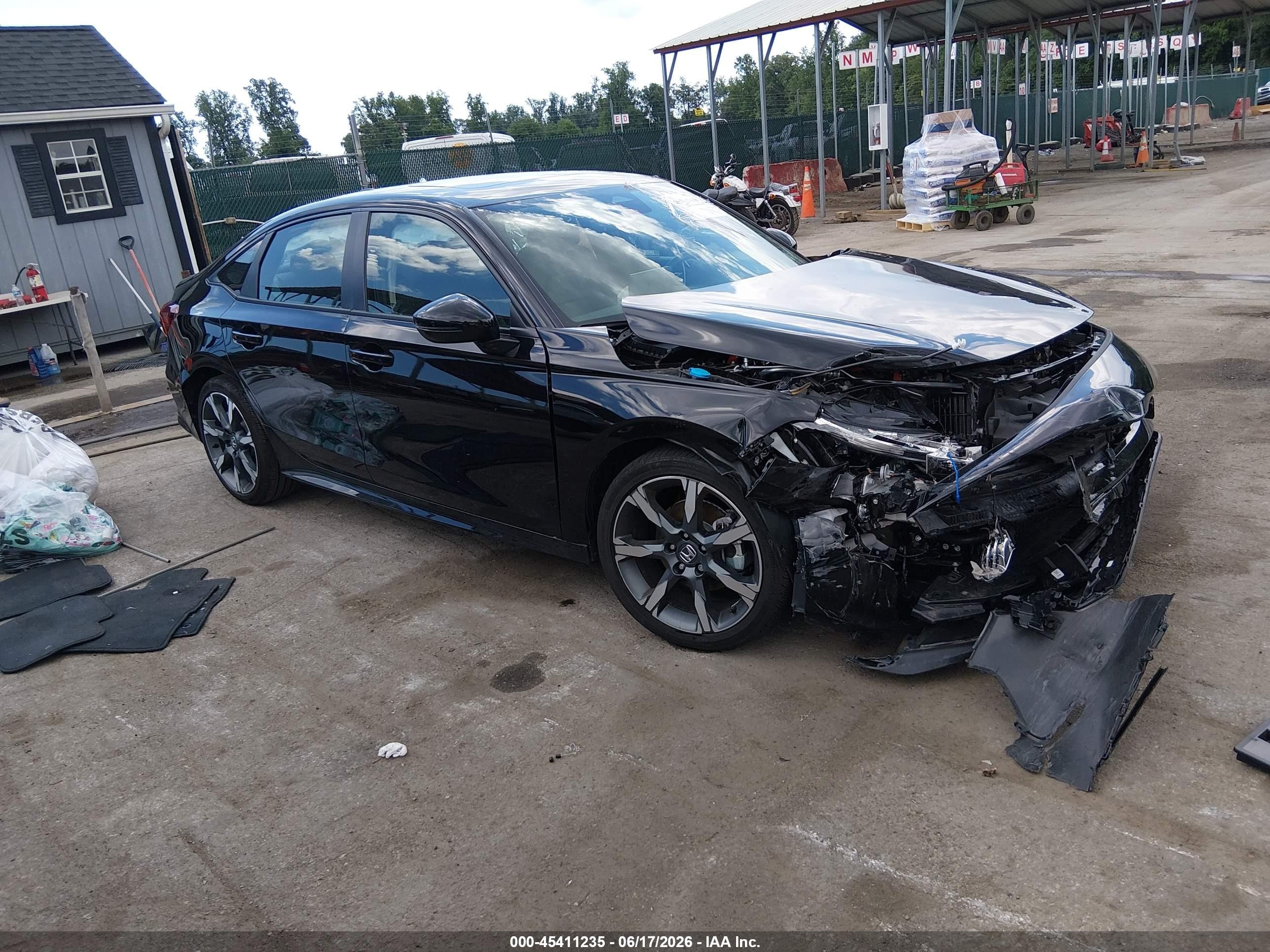 2025 Honda Civic Sport, VIN 2HGFE4F80SH355721 — Front end