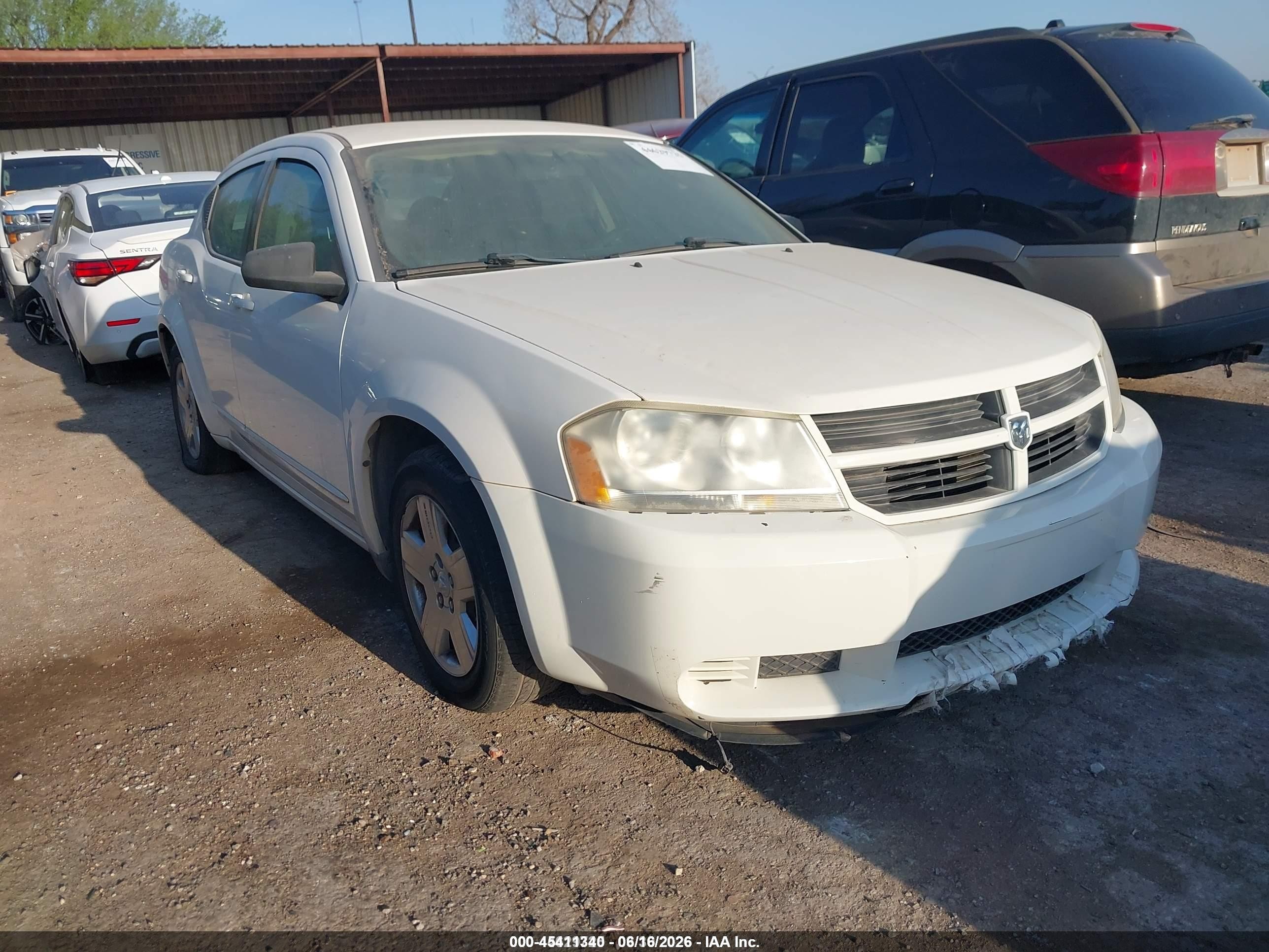 2009 Dodge Avenger SE, VIN 1B3LC46B49N518926 — Перед