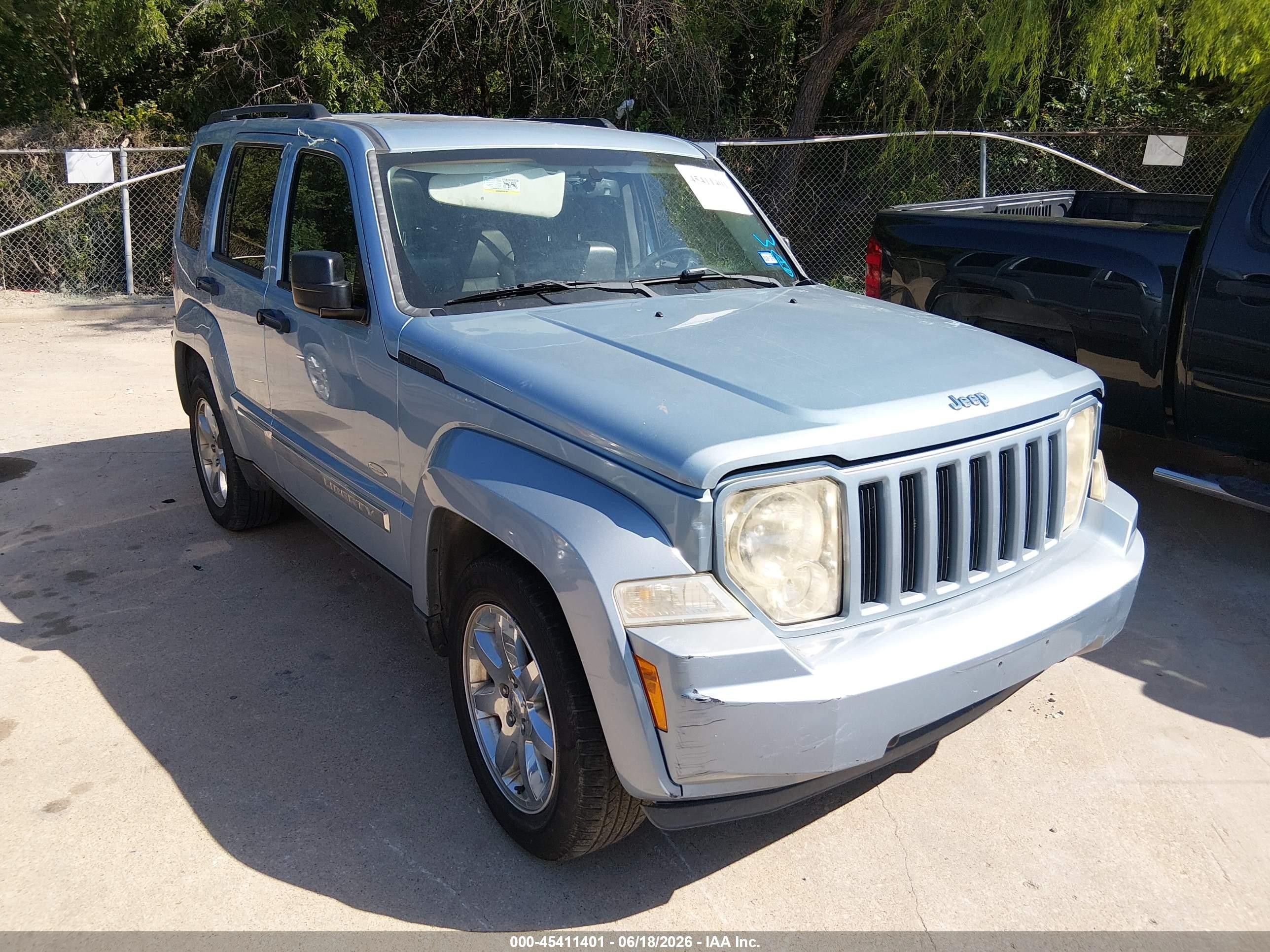 2012 Jeep Liberty Sport Latitude, VIN 1C4PJMAK7CW178654 — Обычный износ