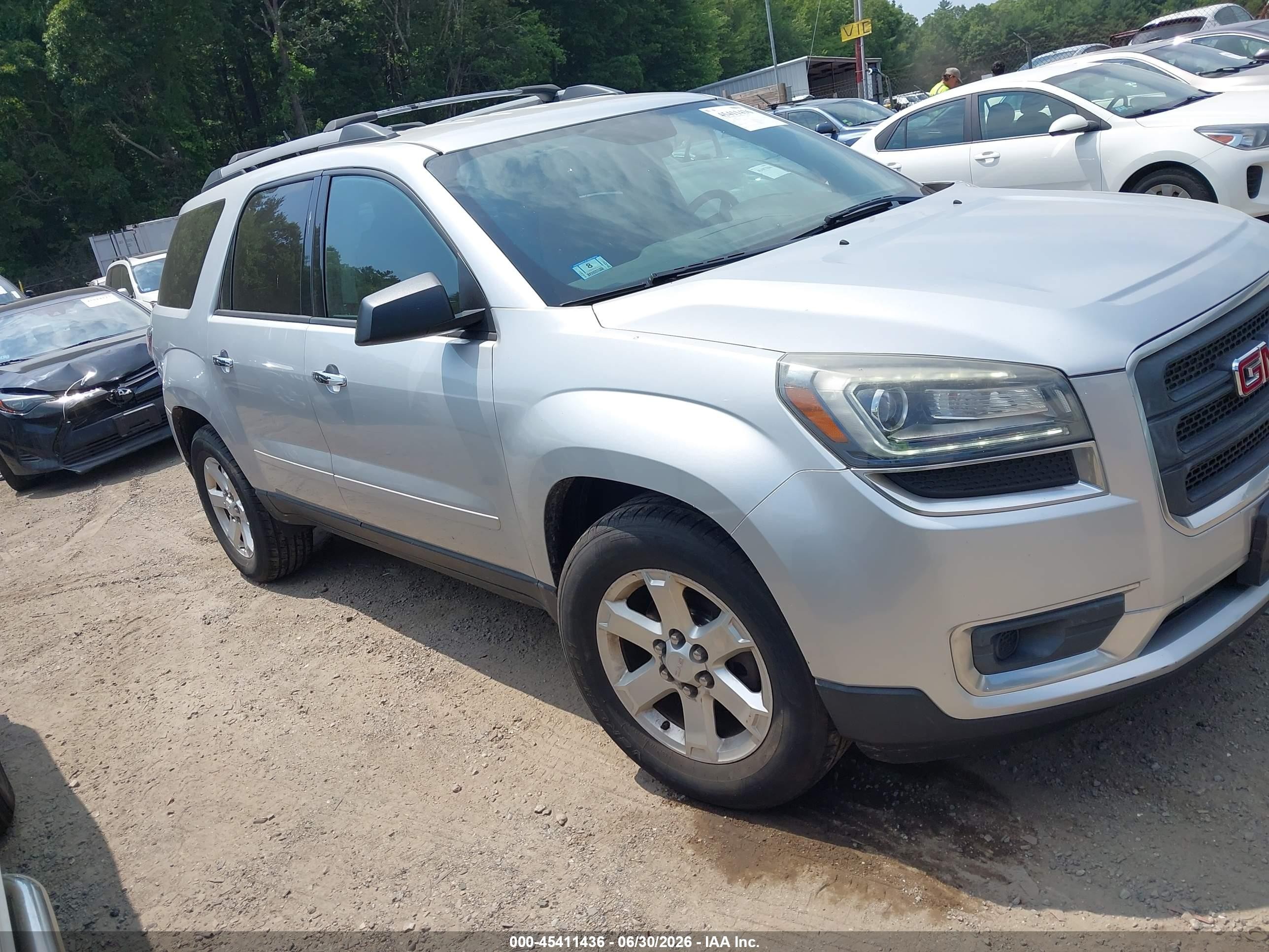 2015 GMC Acadia SLE, VIN 1GKKVPKD9FJ296114 — Undercarriage