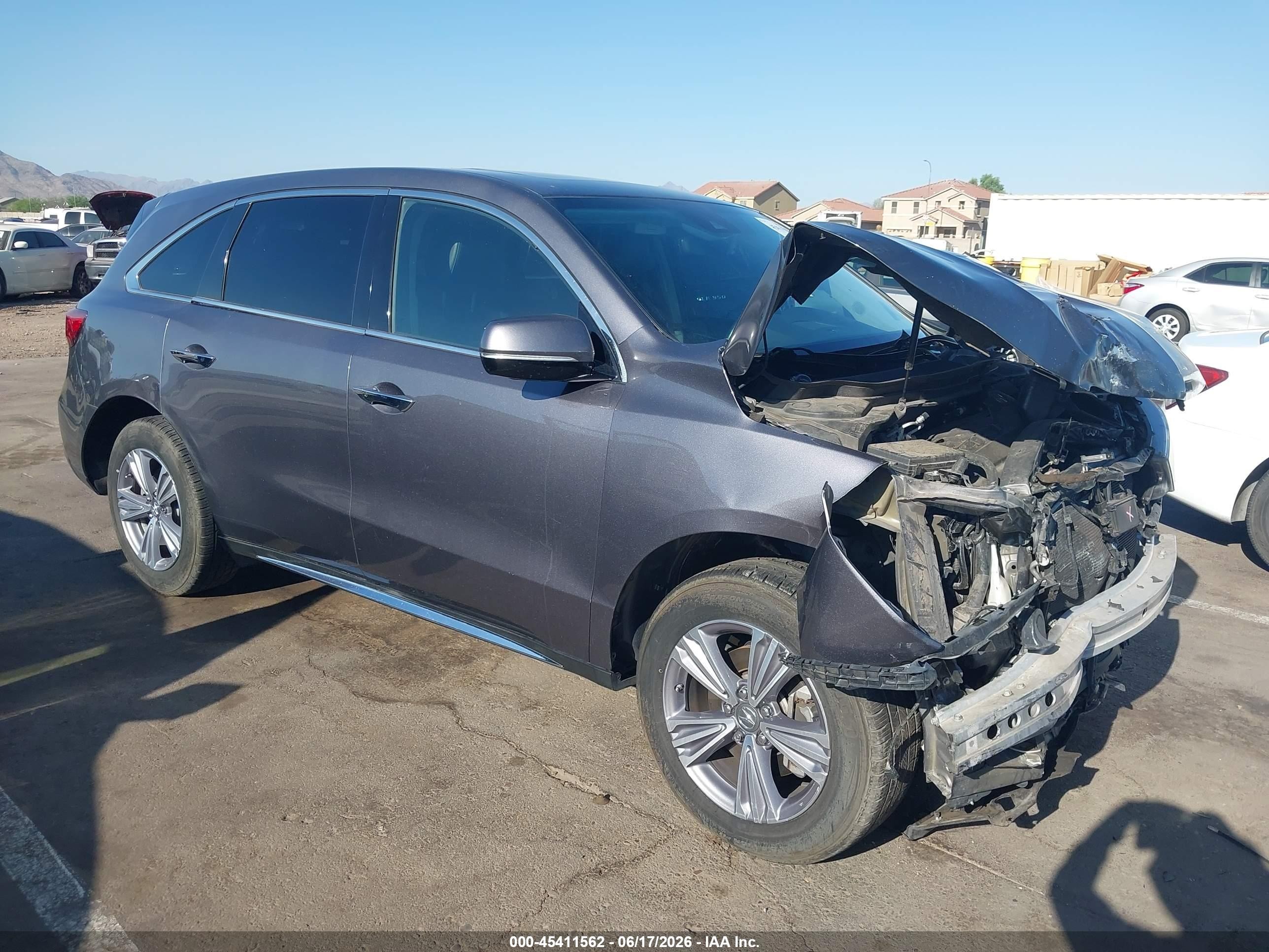 2020 Acura MDX, VIN 5J8YD3H30LL003458 — Front end