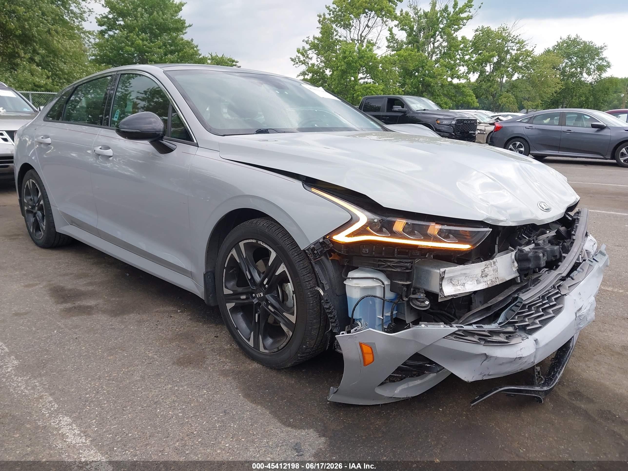 2021 Kia K5 GT-Line, VIN 5XXG64J29MG050341 — Front end