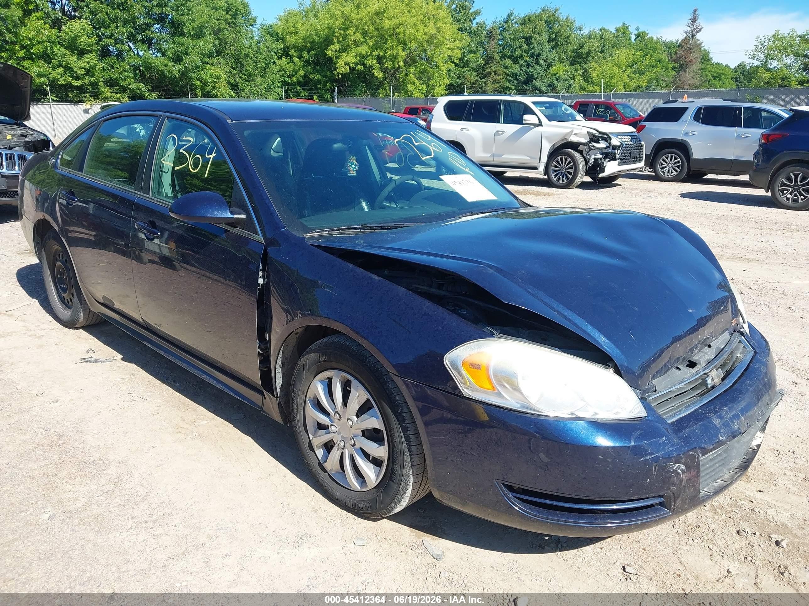 2009 Chevrolet Impala Police Police, VIN 2G1WS57M491308695 — Front end
