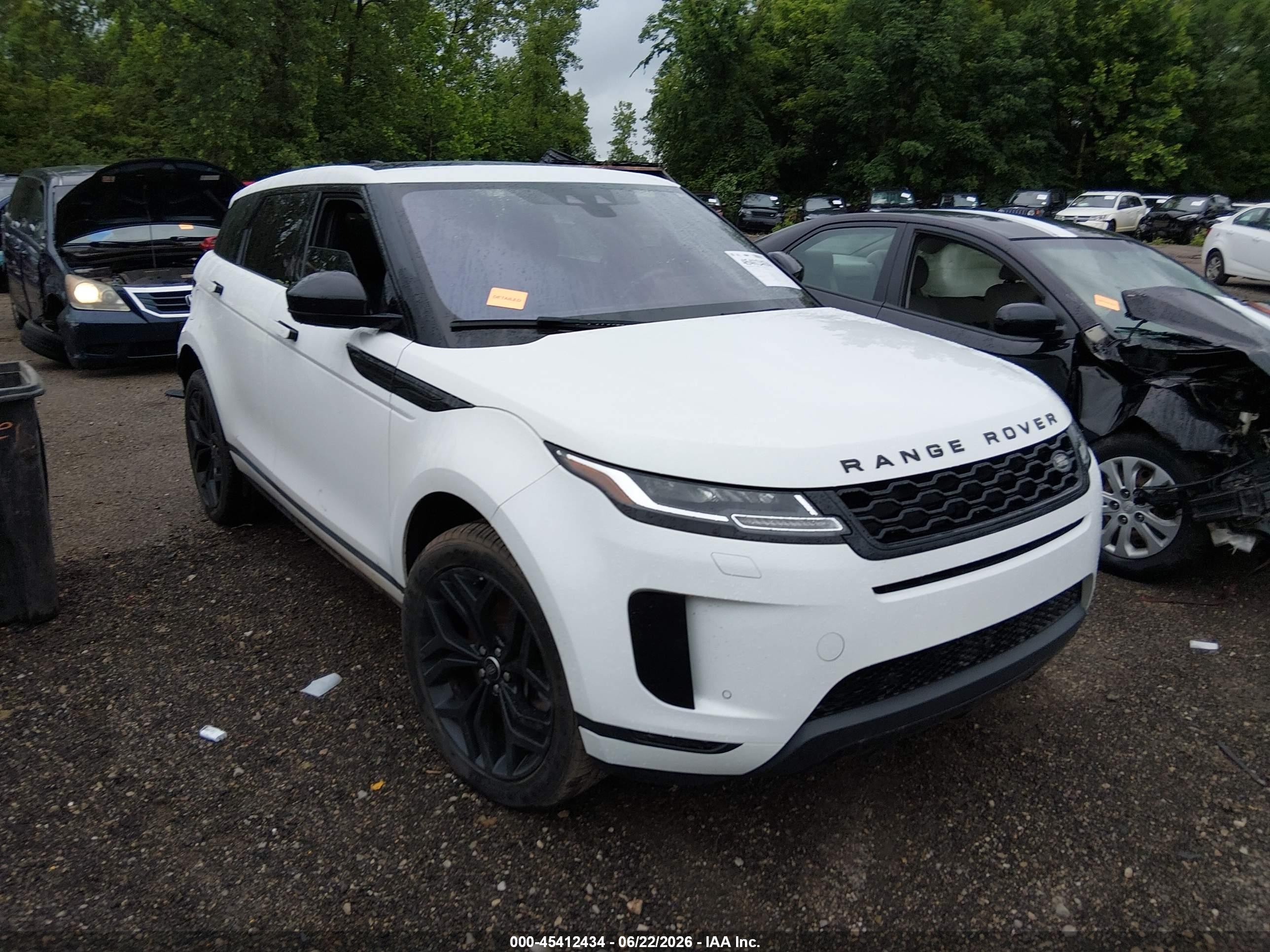 2020 Land Rover Range Rover Evoque S, VIN SALZJ2FX4LH038608 — Theft recovery