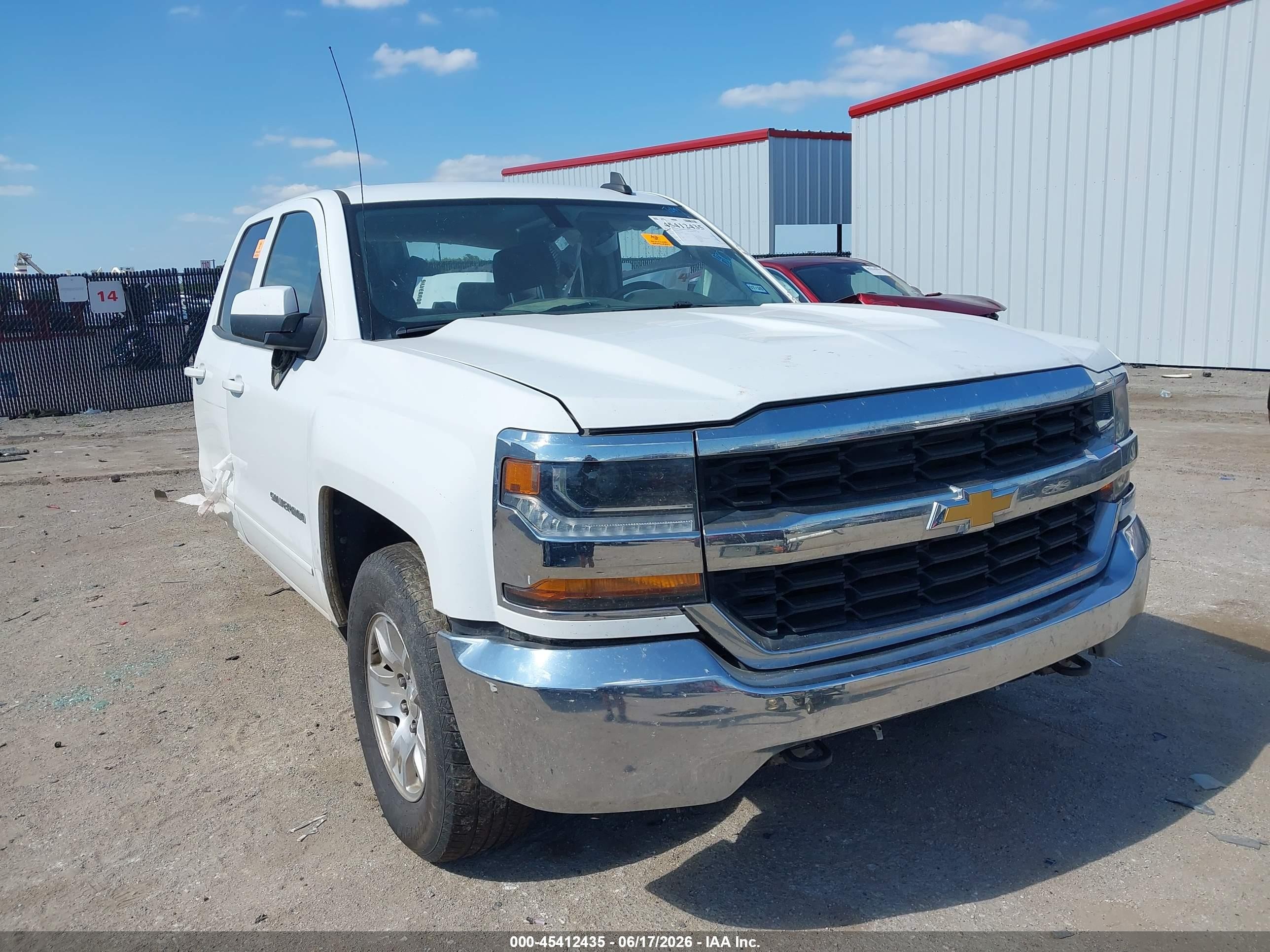 2018 Chevrolet Silverado 1500 LT, VIN 1GCVKREC1JZ314129 — Biohazard / chemical
