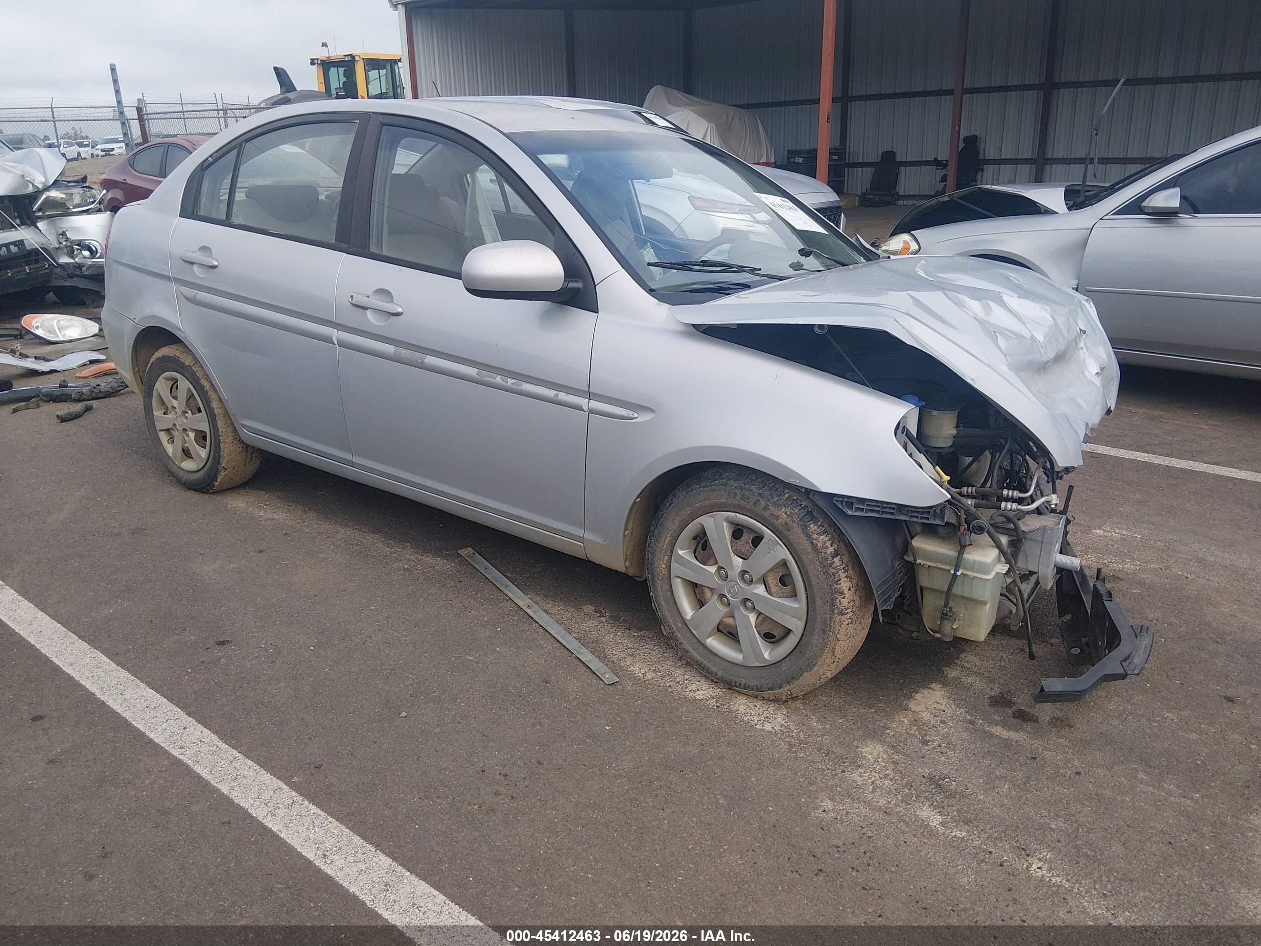 2010 Hyundai Accent GLS, VIN KMHCN4ACXAU468631 — Front end
