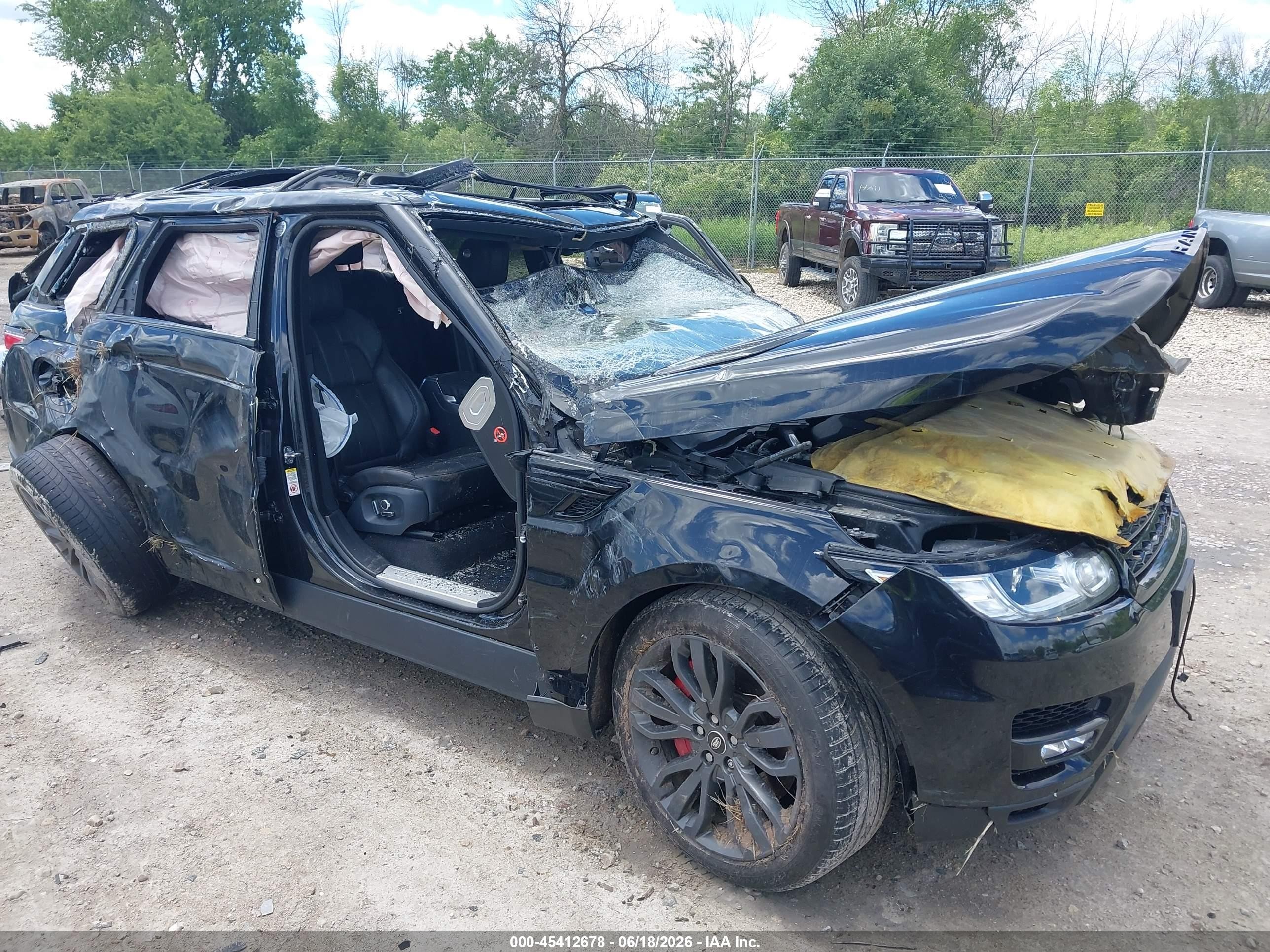 2017 Land Rover Range Rover Sport, VIN SALWR2FEXHA134169 — Rollover