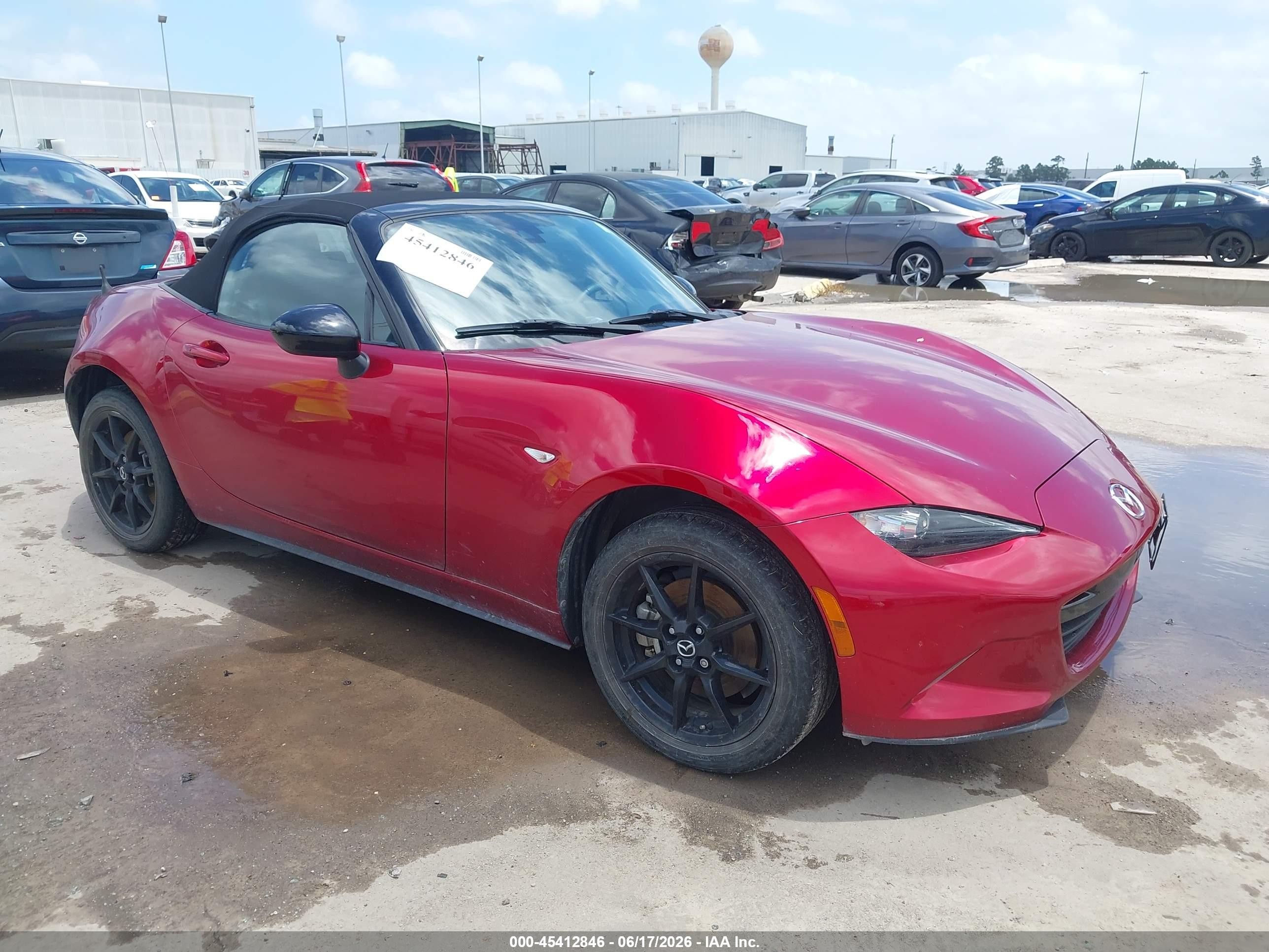 2022 Mazda MX-5 Miata Sport, VIN JM1NDAB78N0503051 — Water / flood