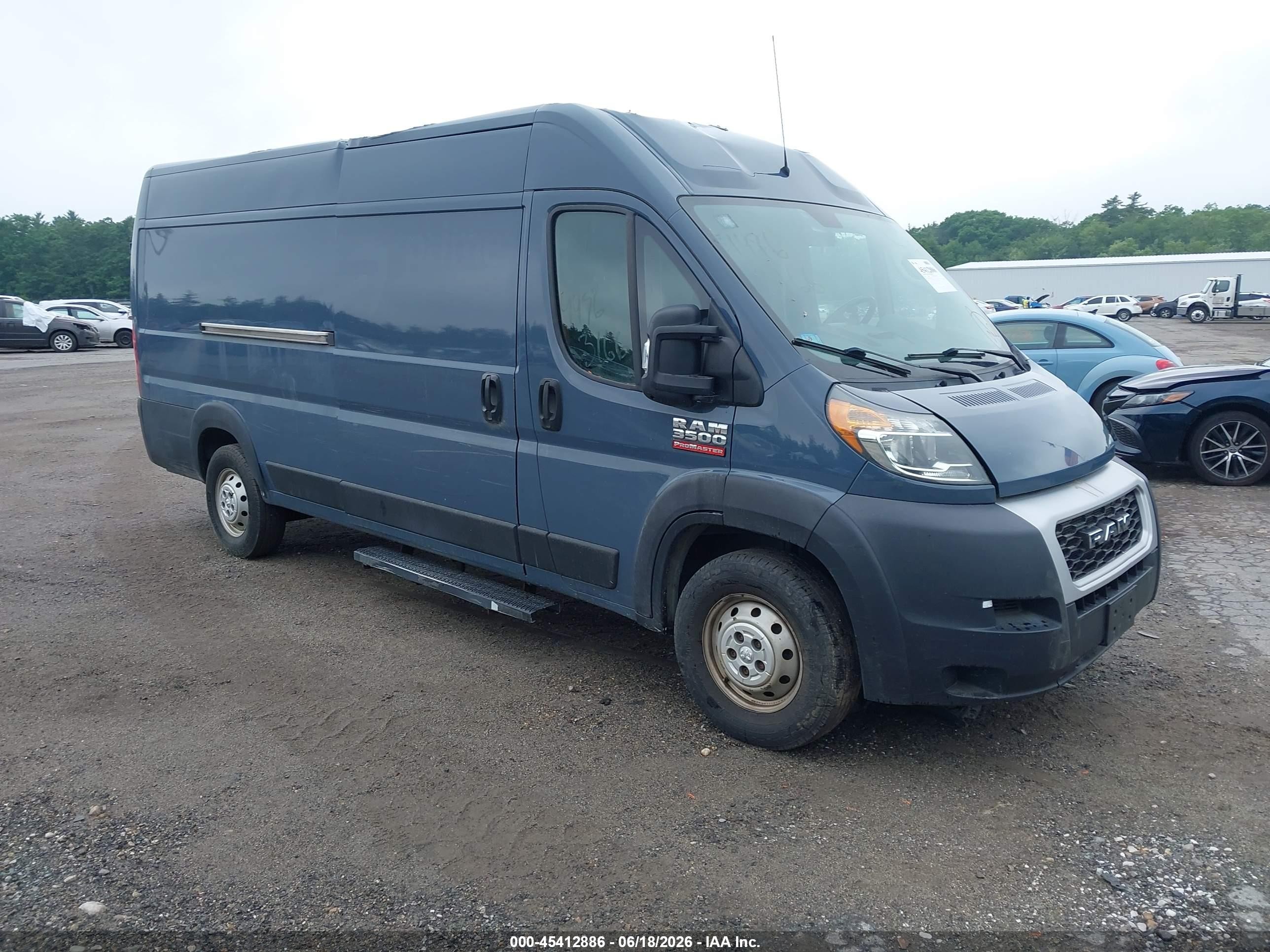 2020 Ram ProMaster Cargo, VIN 3C6URVJG9LE124822 — Roof