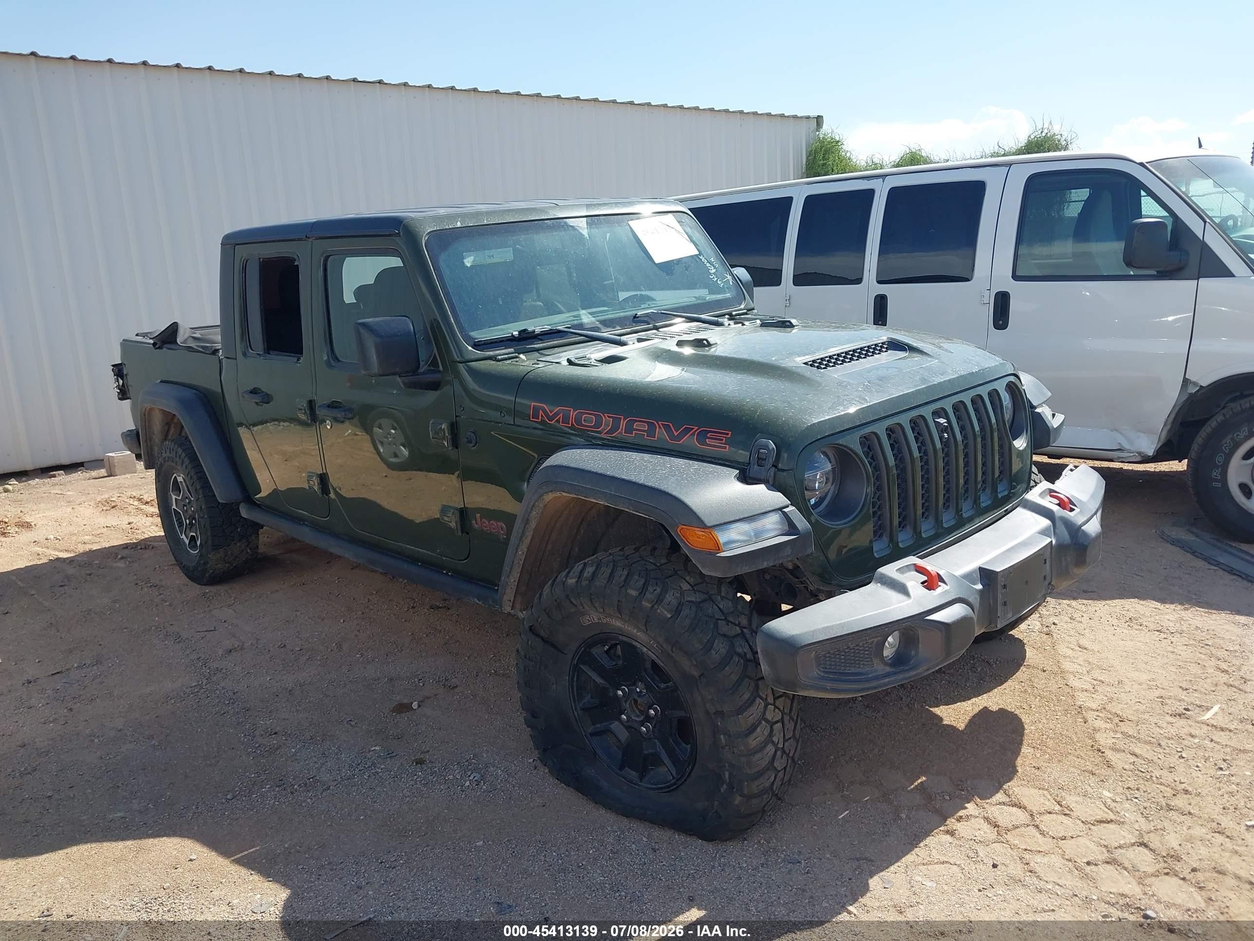 2021 Jeep Gladiator Mojave, VIN 1C6JJTEG8ML587553 — Rear end