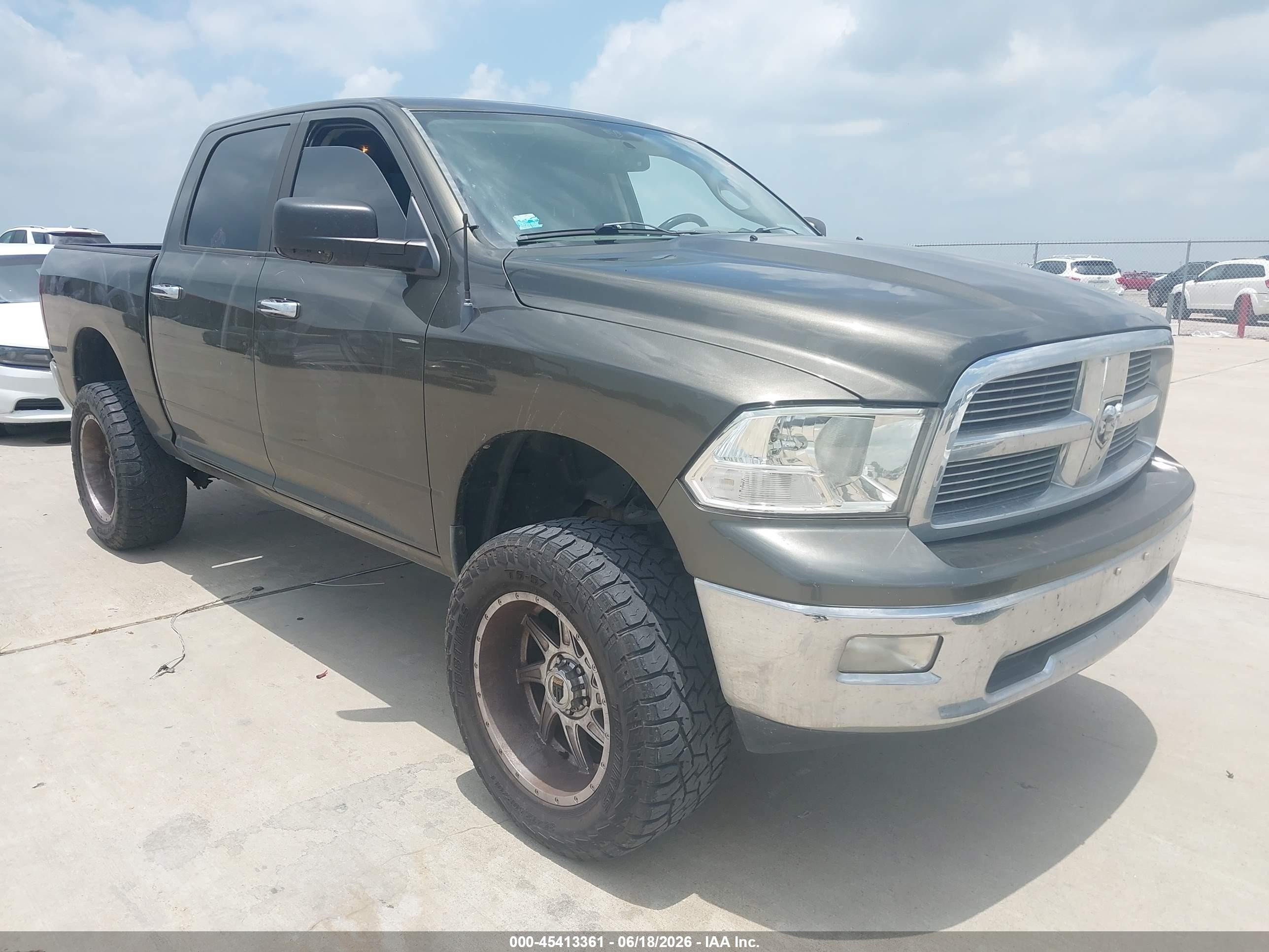 2012 Ram 1500 Big Horn, VIN 1C6RD6LT9CS137393 — Rear end