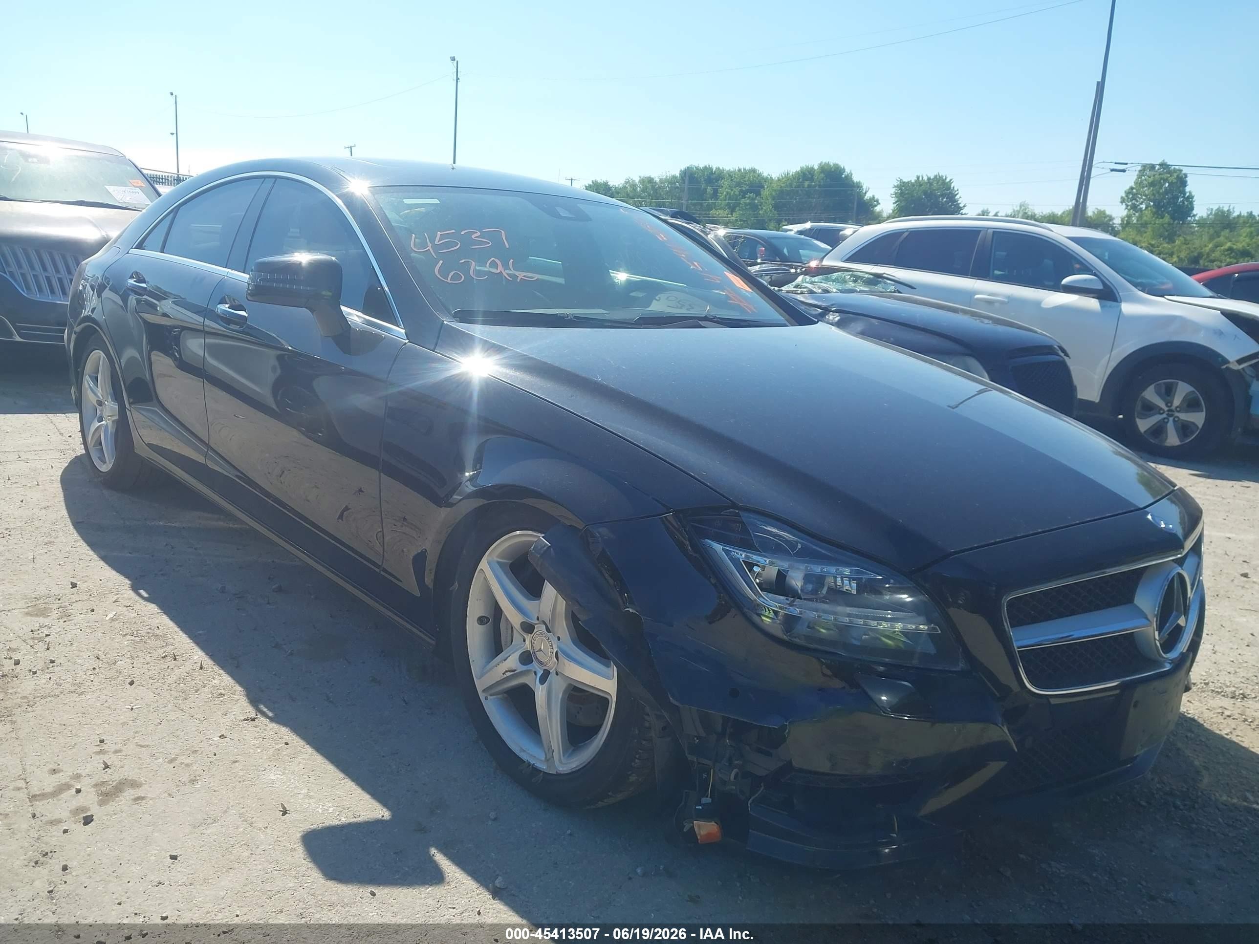 2013 Mercedes-Benz CLS 550, VIN WDDLJ9BB6DA064711 — Front end