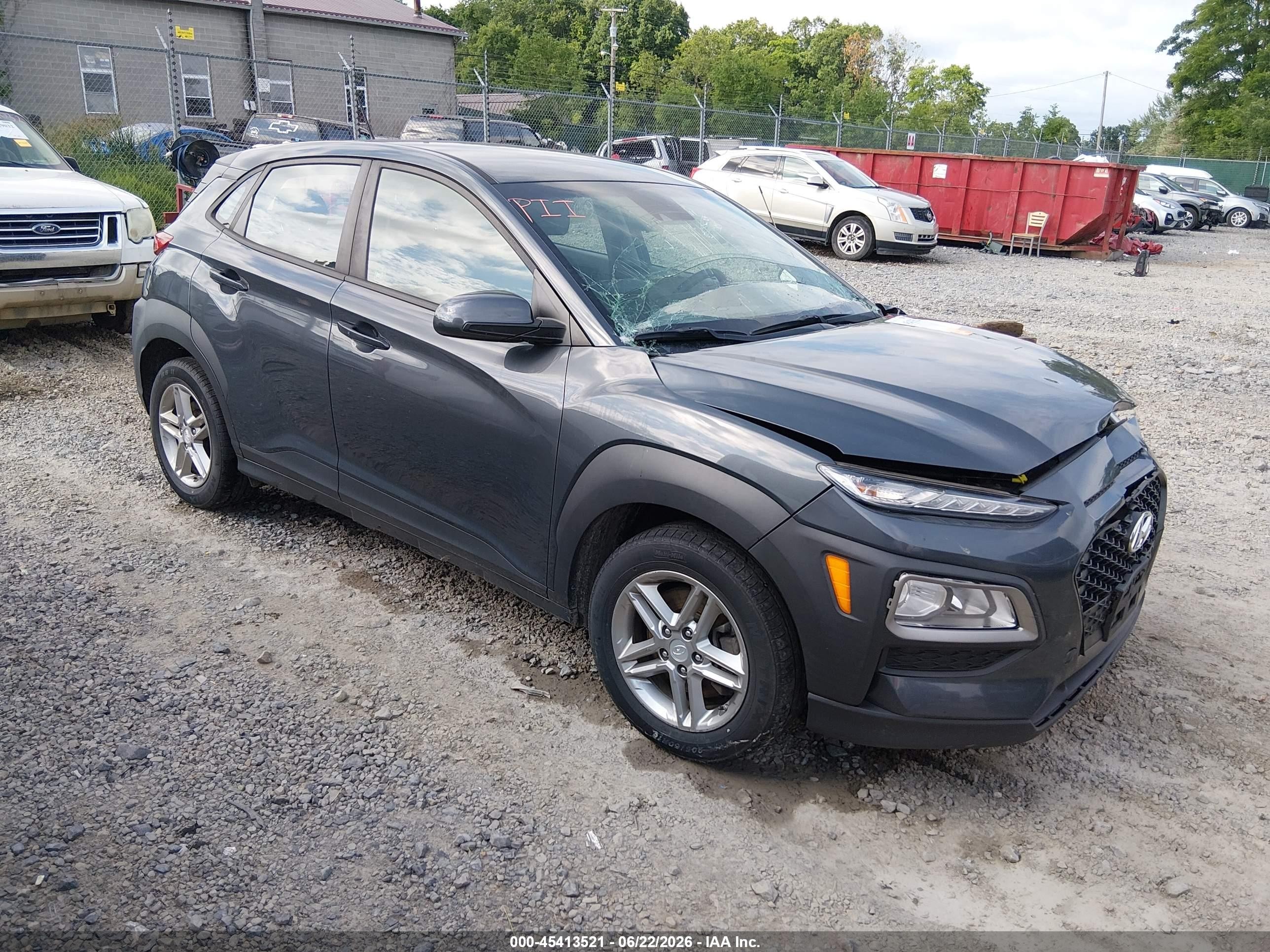 2019 Hyundai Kona SE, VIN KM8K1CAA0KU347866 — Front end