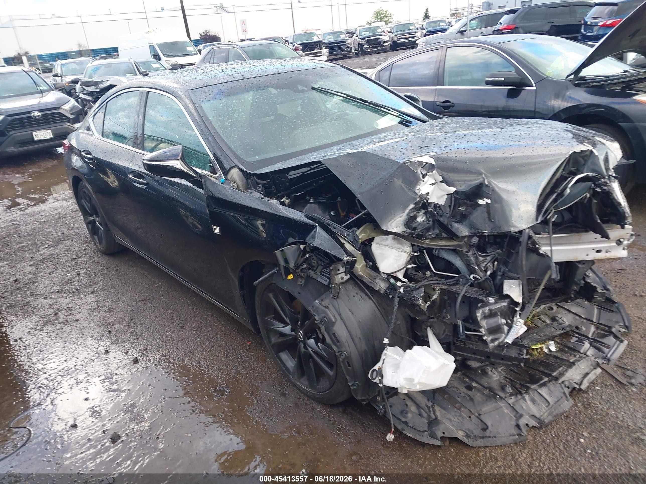 2022 Lexus ES 350 F Sport, VIN 58AGZ1B14NU111381 — Front end