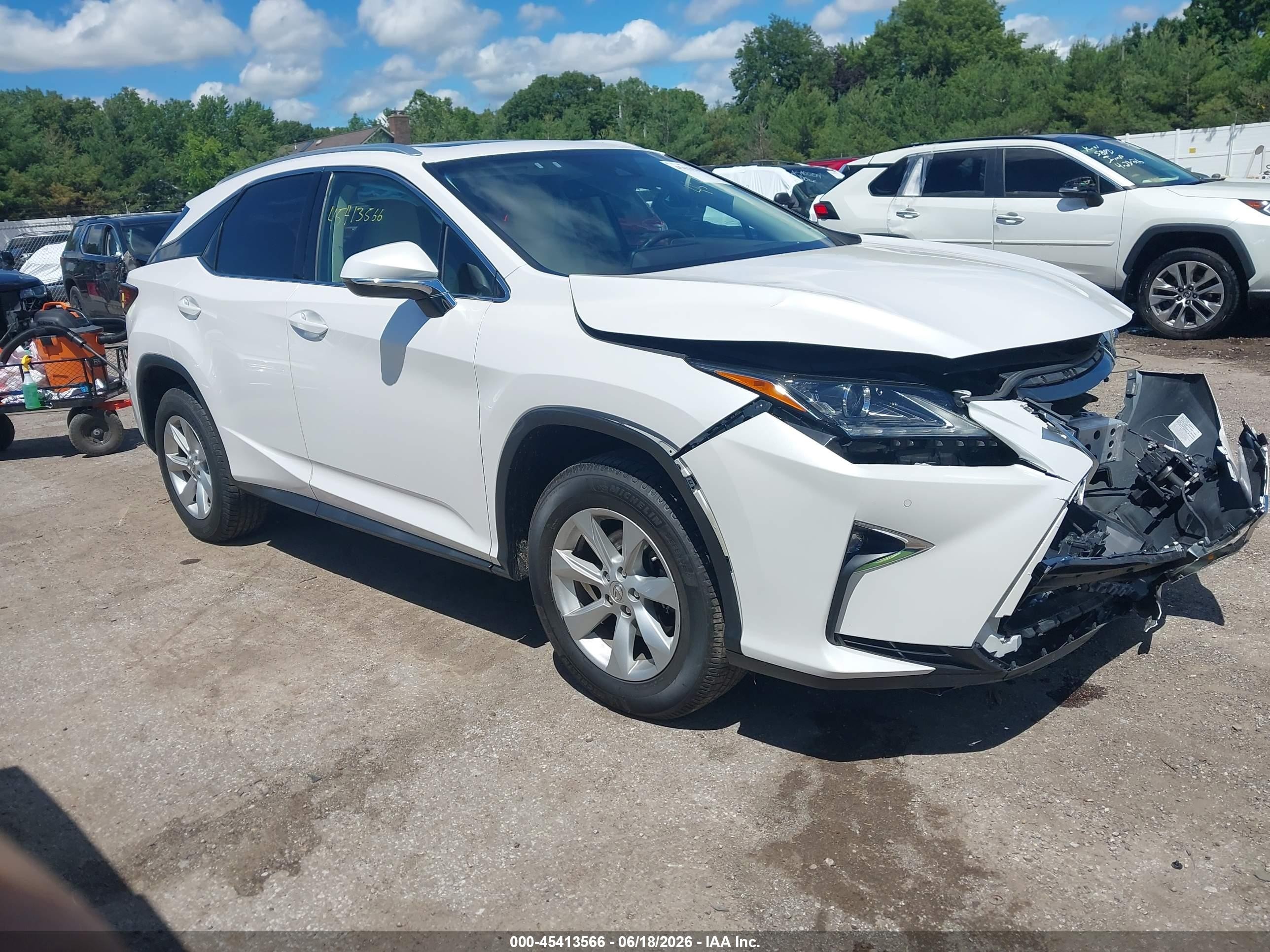 2017 Lexus RX 350, VIN 2T2BZMCA5HC071203 — Front end