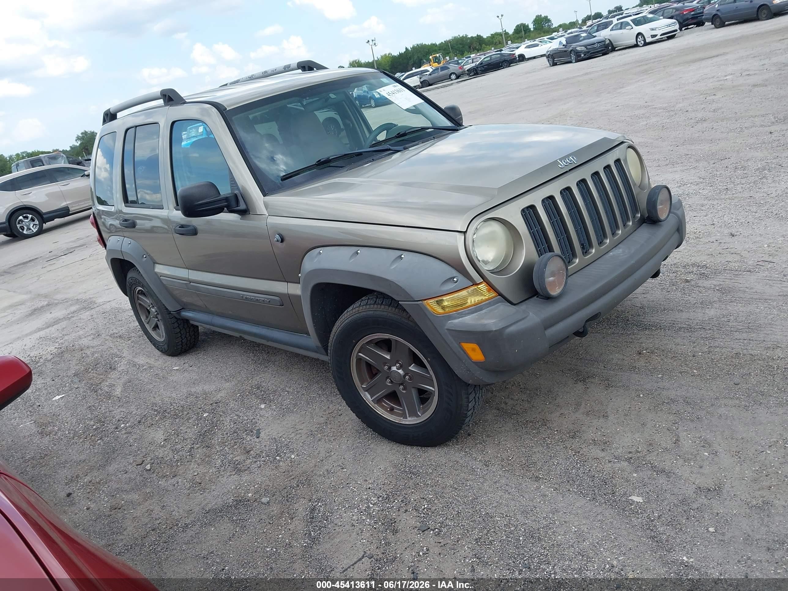 2006 Jeep Liberty Renegade, VIN 1J4GK38K56W190376 — Rear end