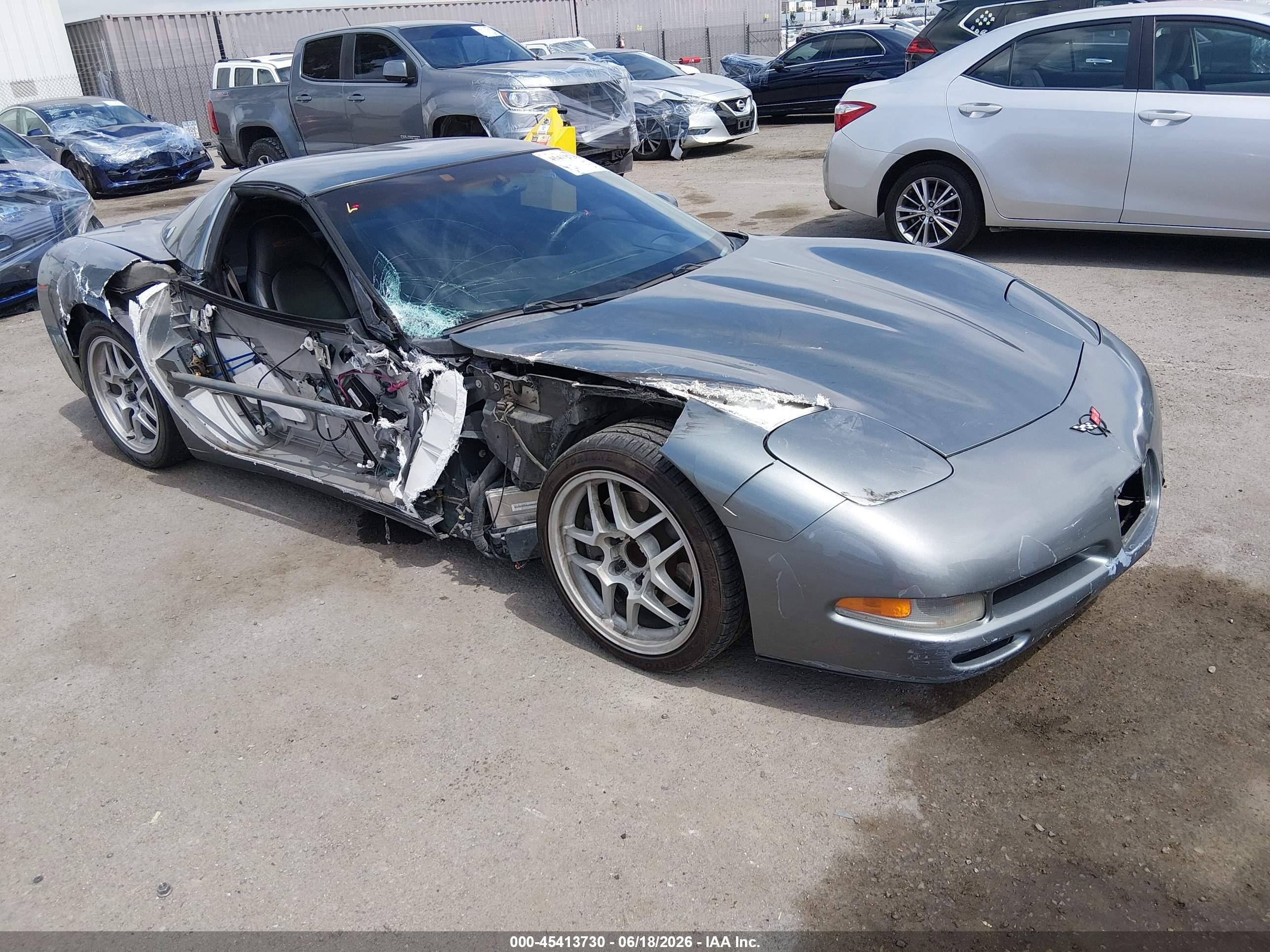 2004 Chevrolet Corvette, VIN 1G1YY22G845113763 — Side