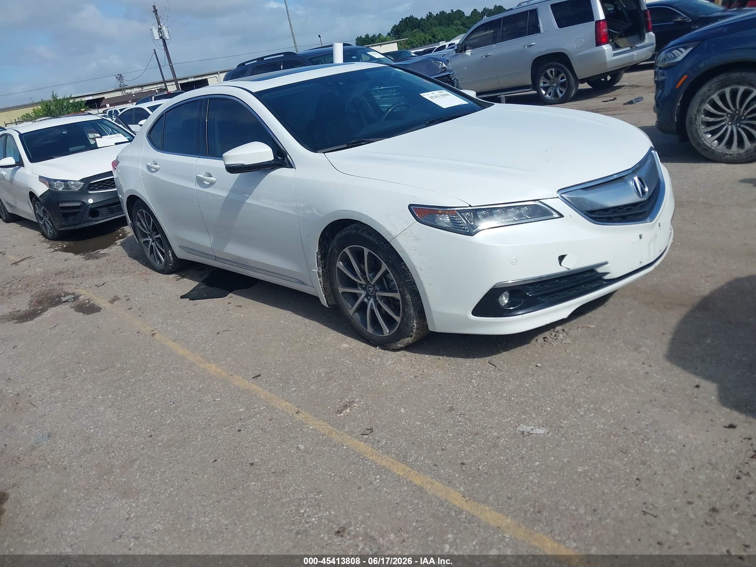 2016 Acura TLX Advance, VIN 19UUB3F7XGA002958 — Front end
