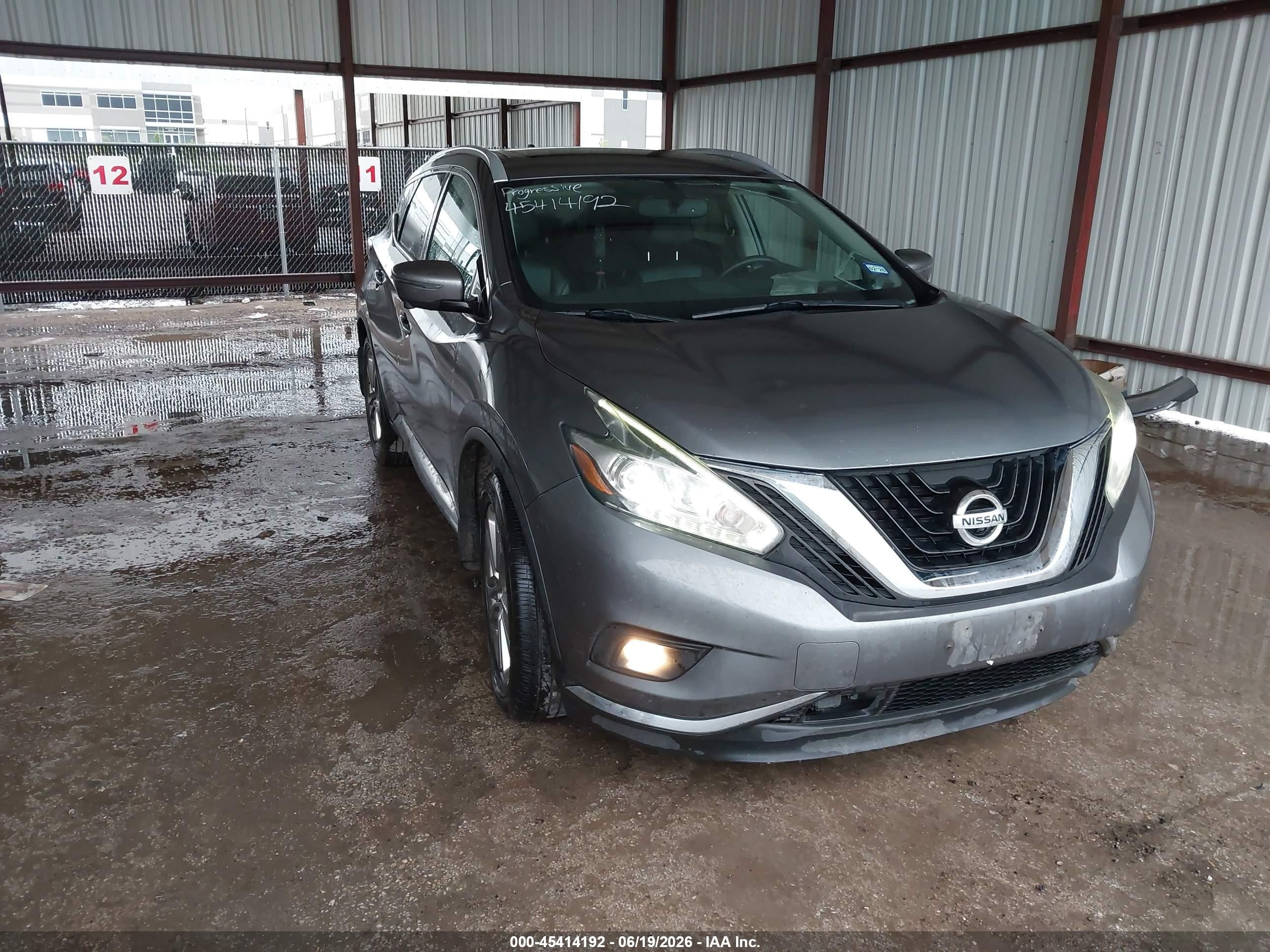 2018 Nissan Murano SL, VIN 5N1AZ2MG3JN161911 — Град