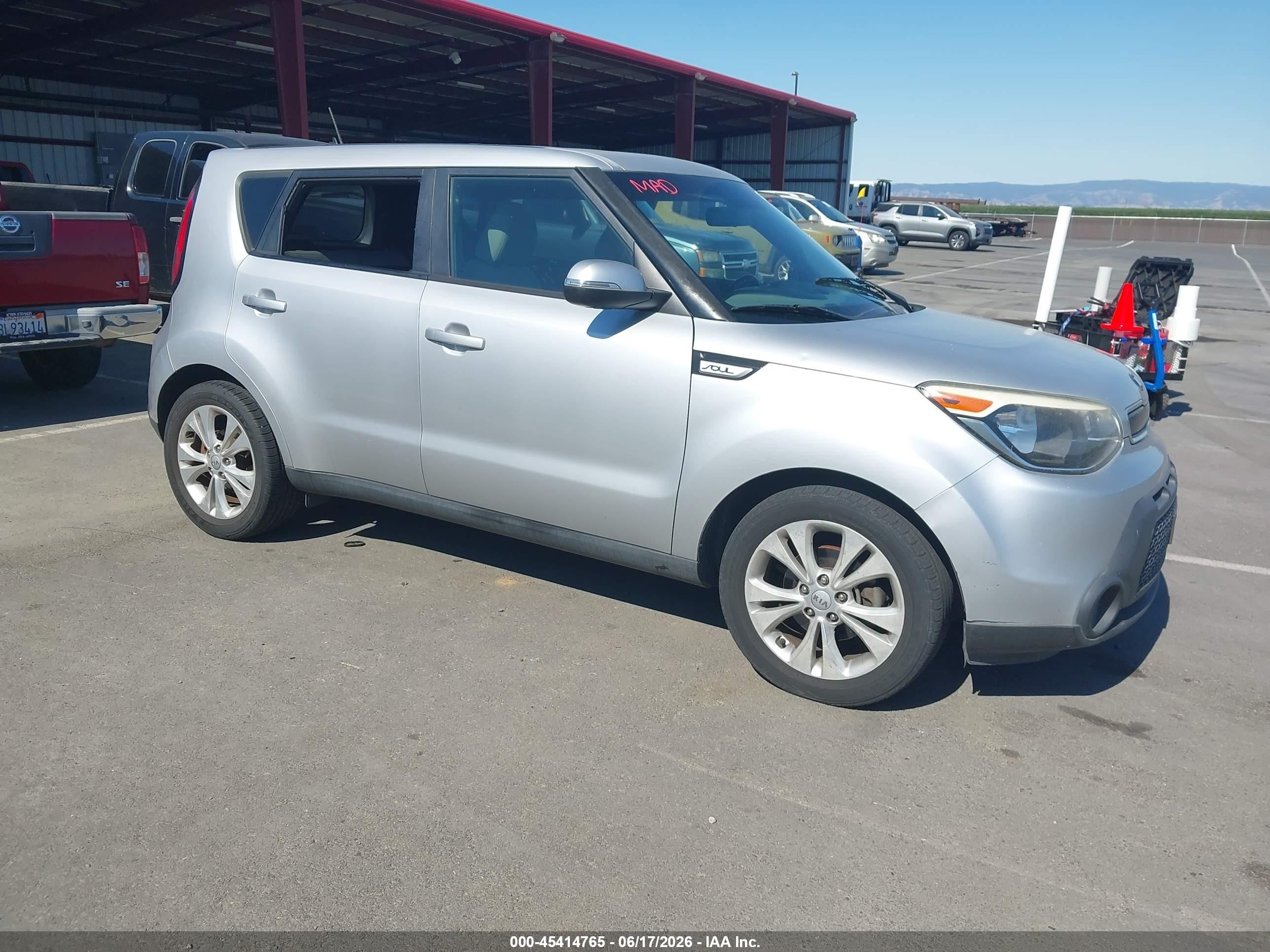 2014 Kia Soul +, VIN KNDJP3A52E7715484 — Theft recovery