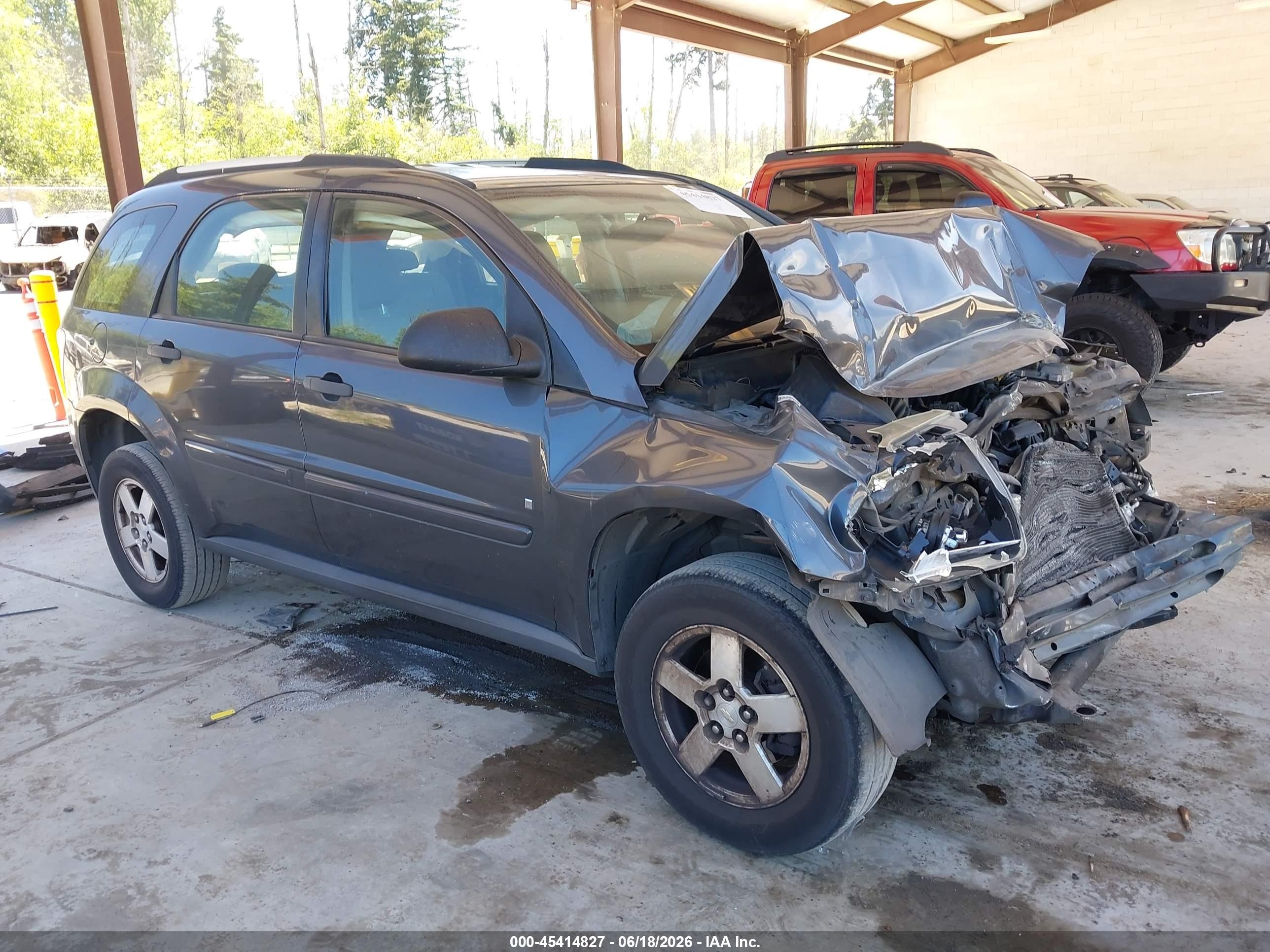 2009 Chevrolet Equinox LS, VIN 2CNDL13F796220539 — Front end