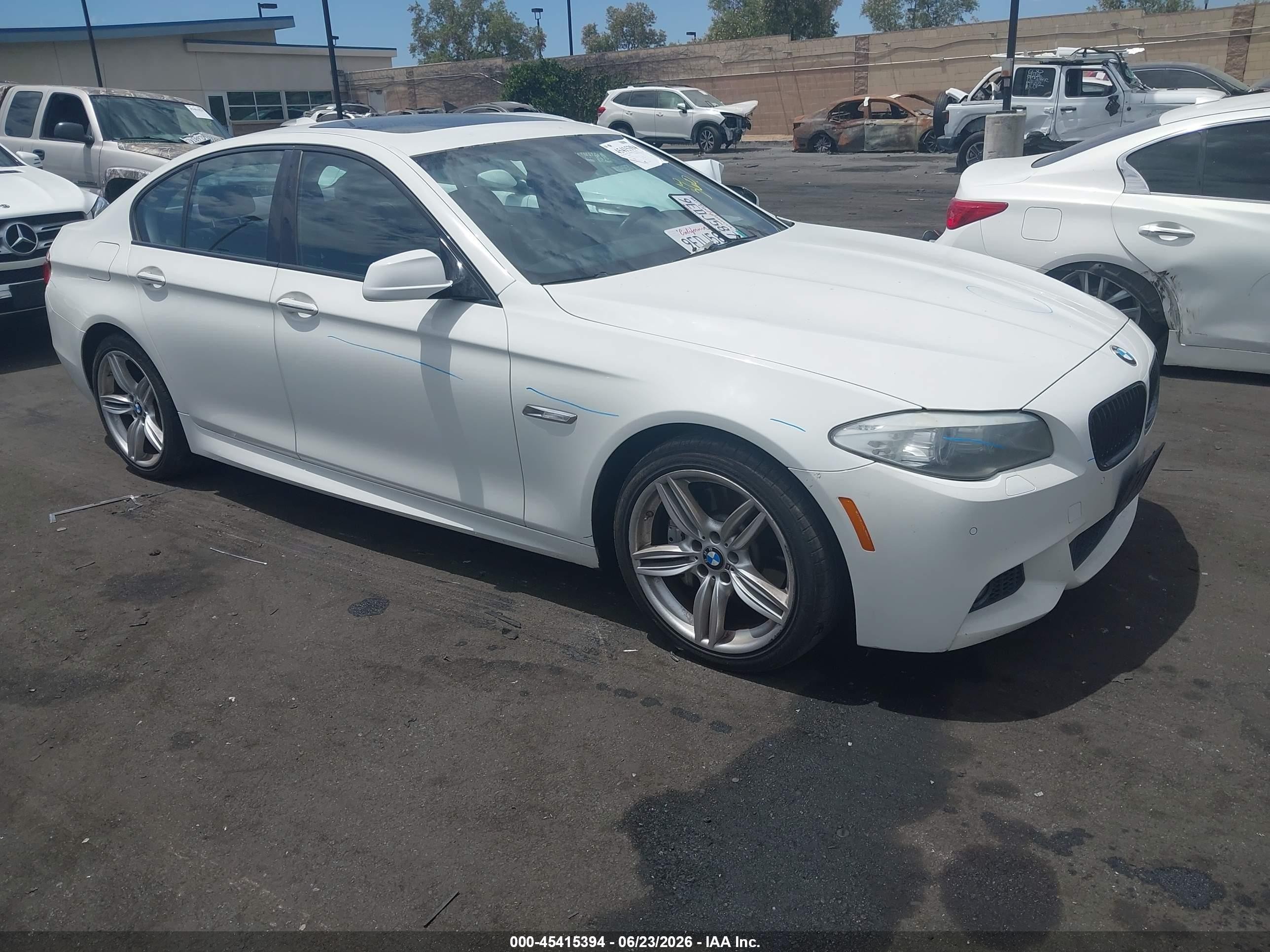 2012 BMW 5 Series 535i, VIN WBAFR7C59CC814745 — Vandalism